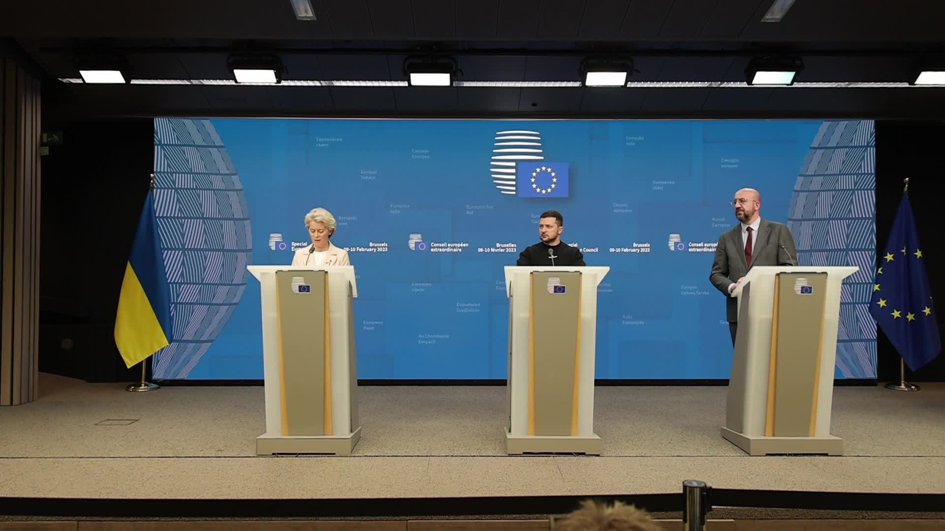Ukraine's President Zelenskiy Attends EU Leaders Summit