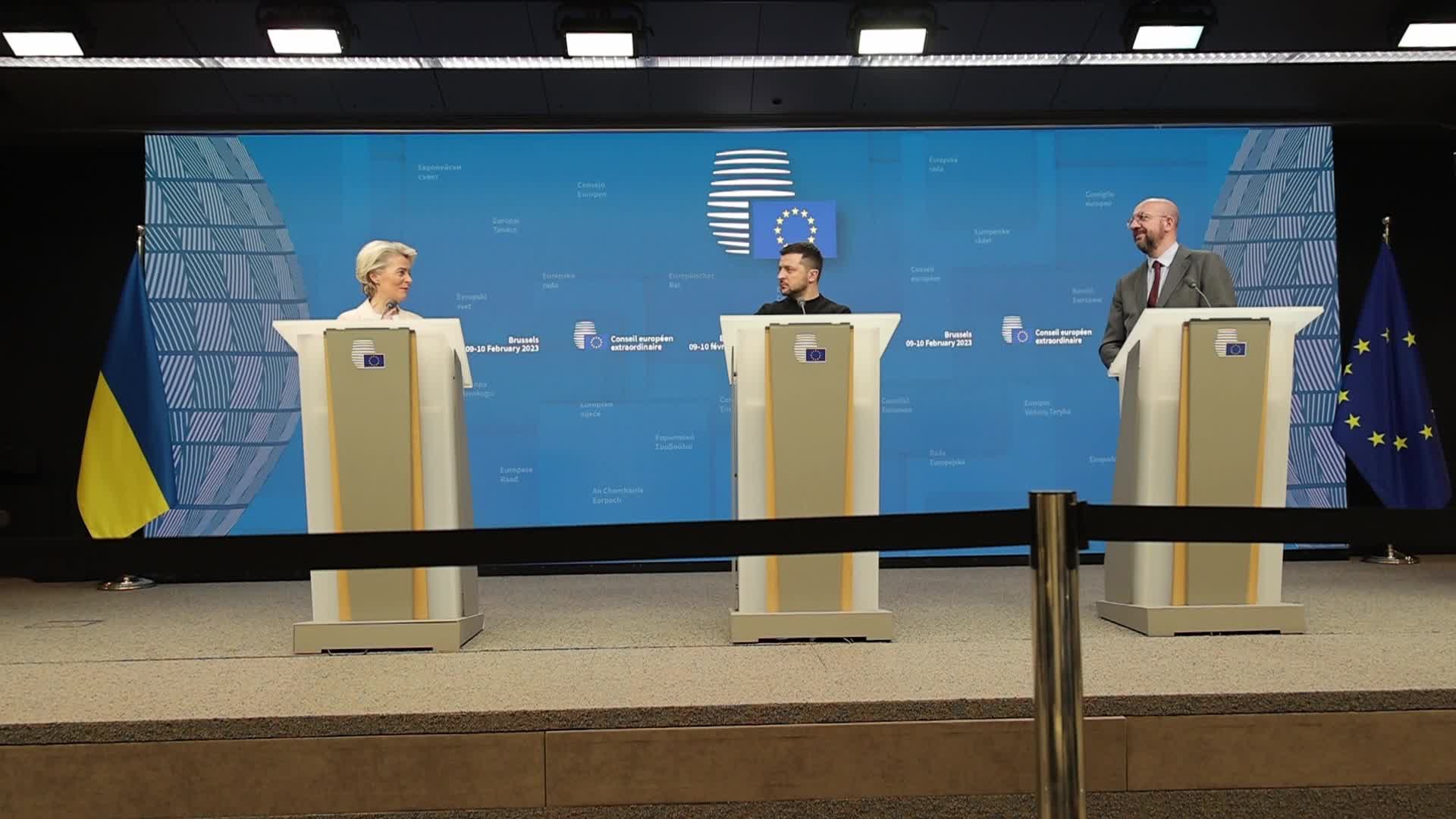 Ukraine's President Zelenskiy Attends EU Leaders Summit