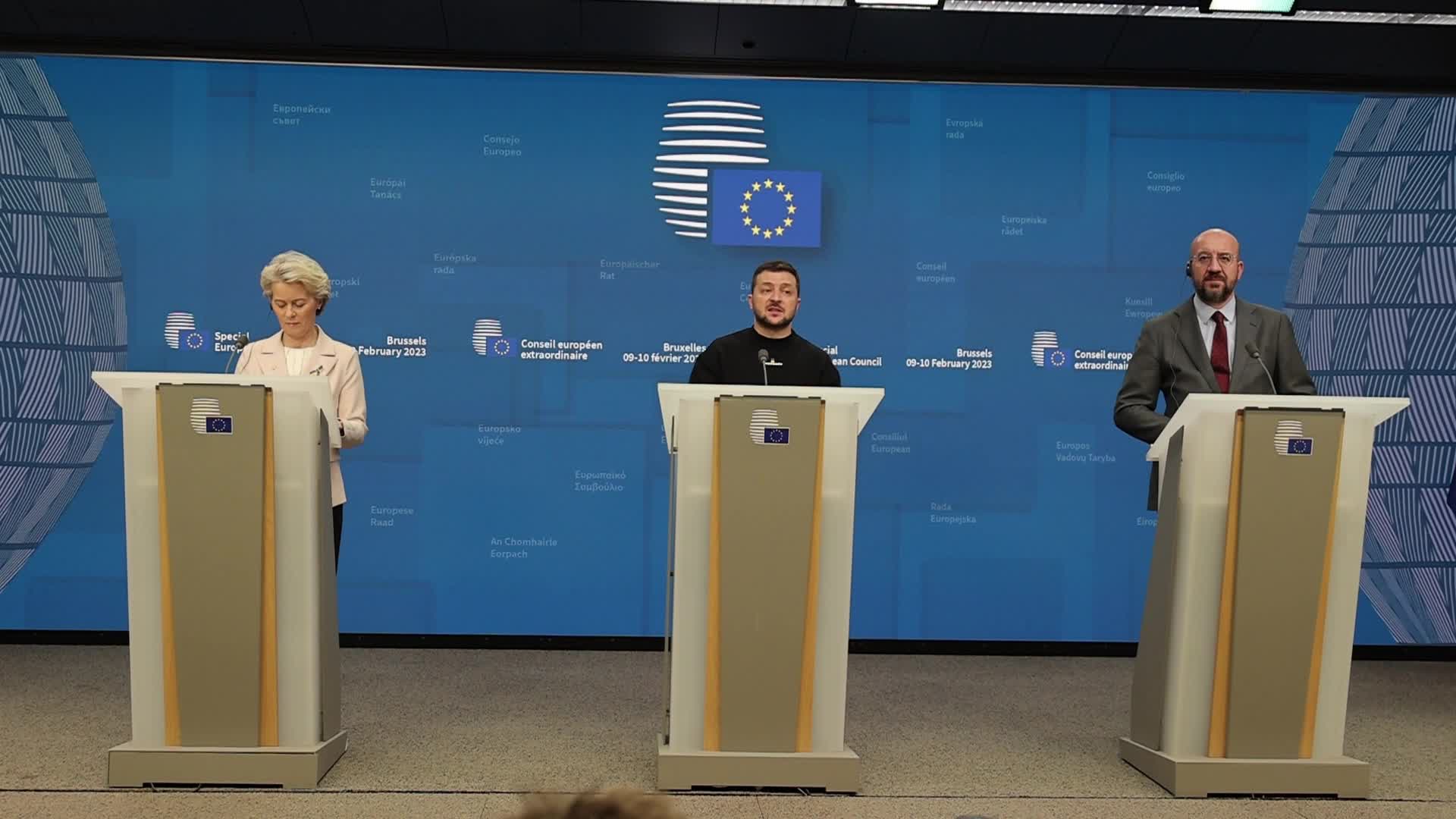 Ukraine's President Zelenskiy Attends EU Leaders Summit