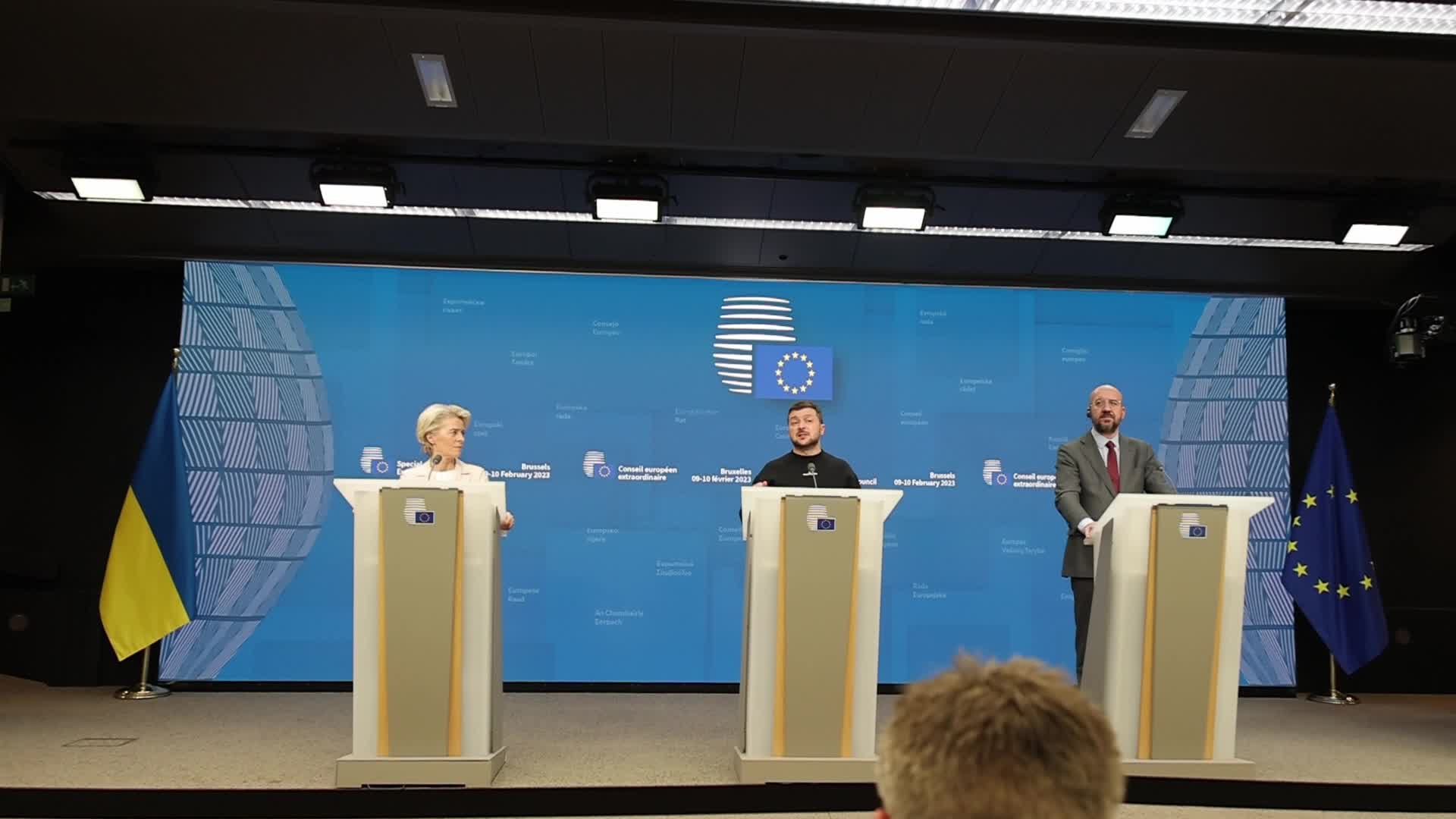 Ukraine's President Zelenskiy Attends EU Leaders Summit