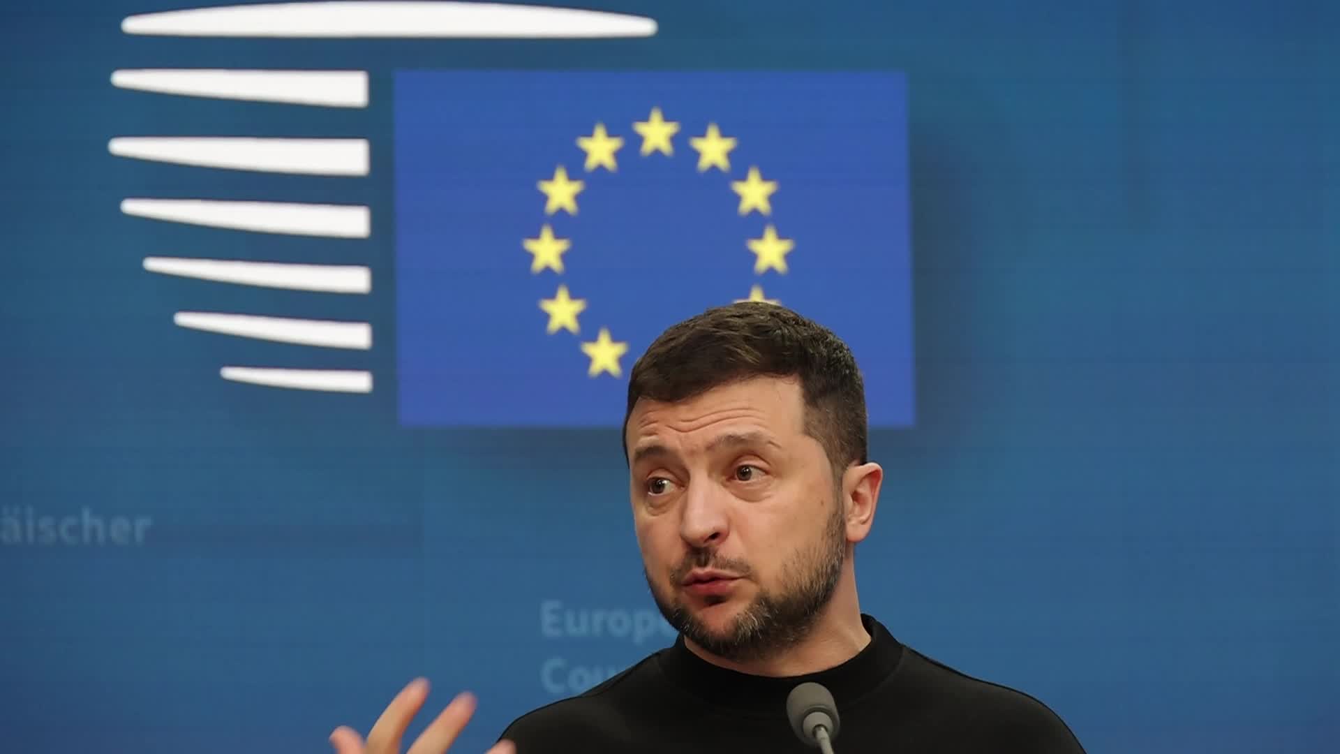 Ukraine's President Zelenskiy Attends EU Leaders Summit