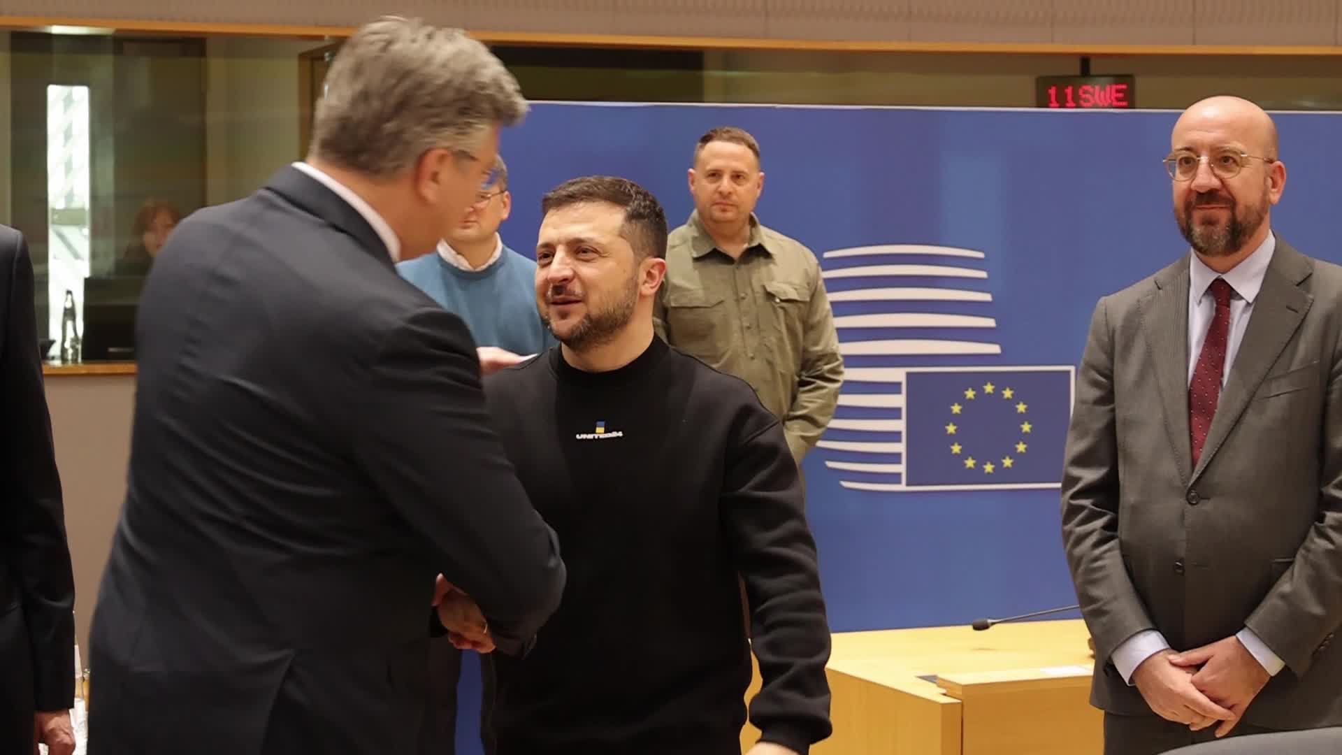 Ukraine's President Zelenskiy At The European Council