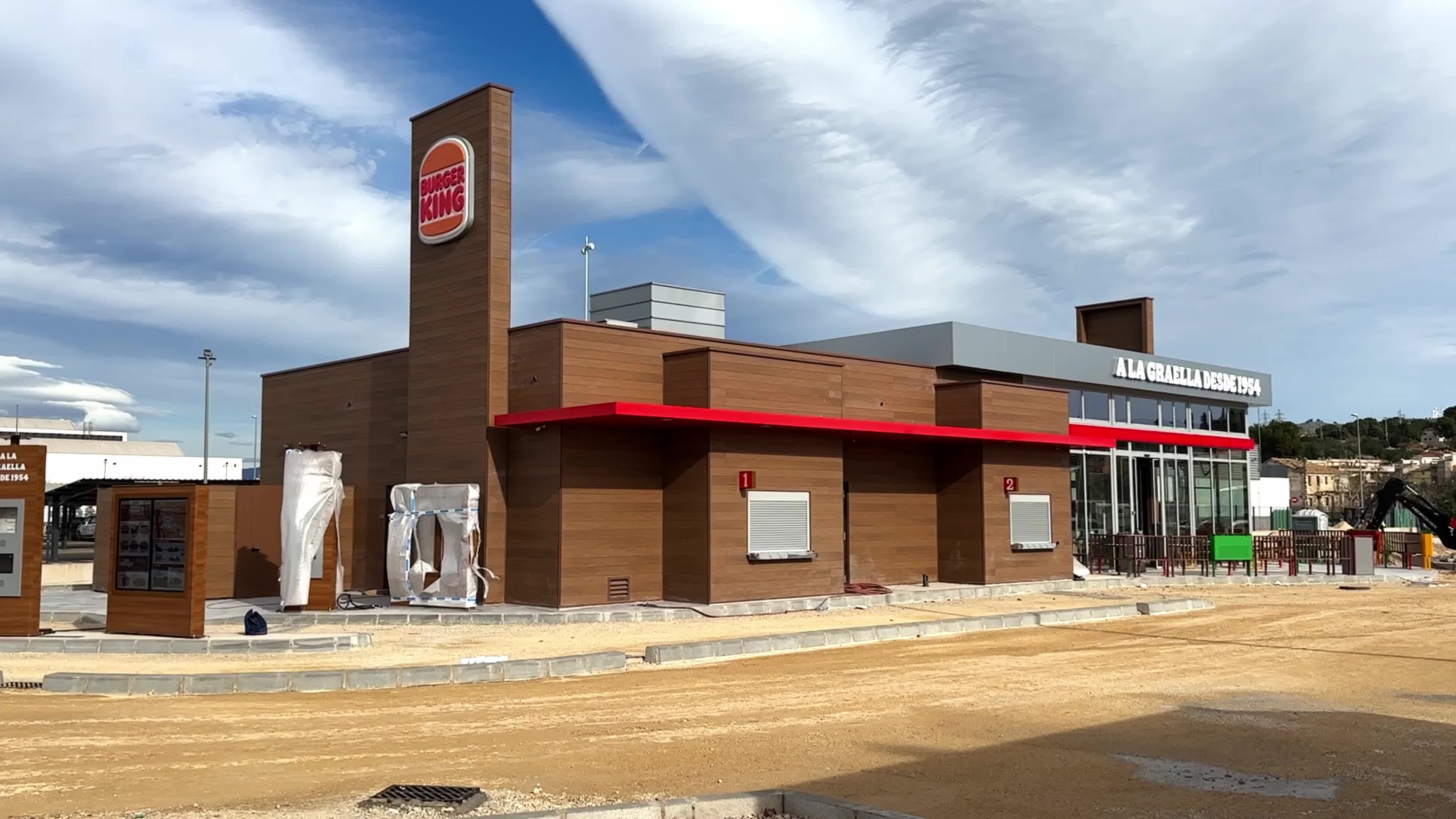 Burger King restaurant under construction