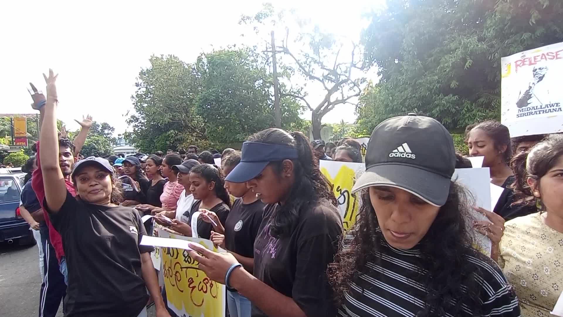 IUSF Protest Tax Reform In Sri Lanka