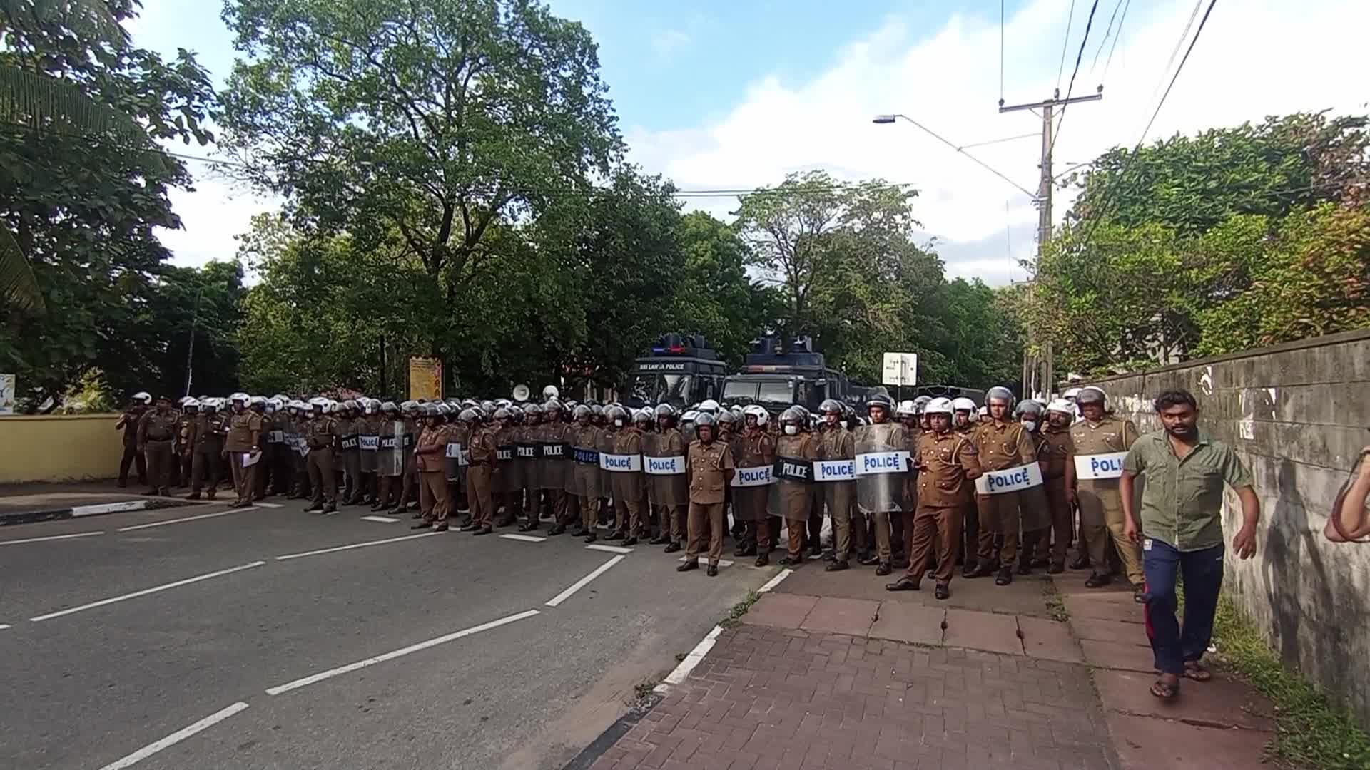 IUSF Protest Tax Reform In Sri Lanka