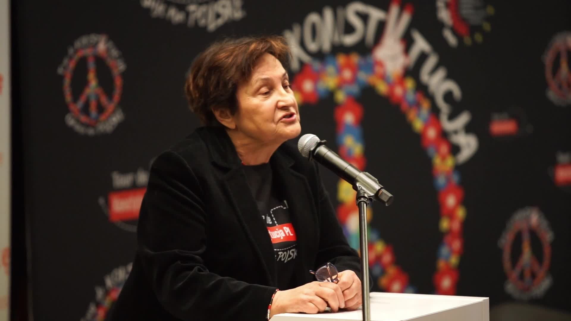 Hanna Machinska Human Rights Lecture In Gdansk, Poland