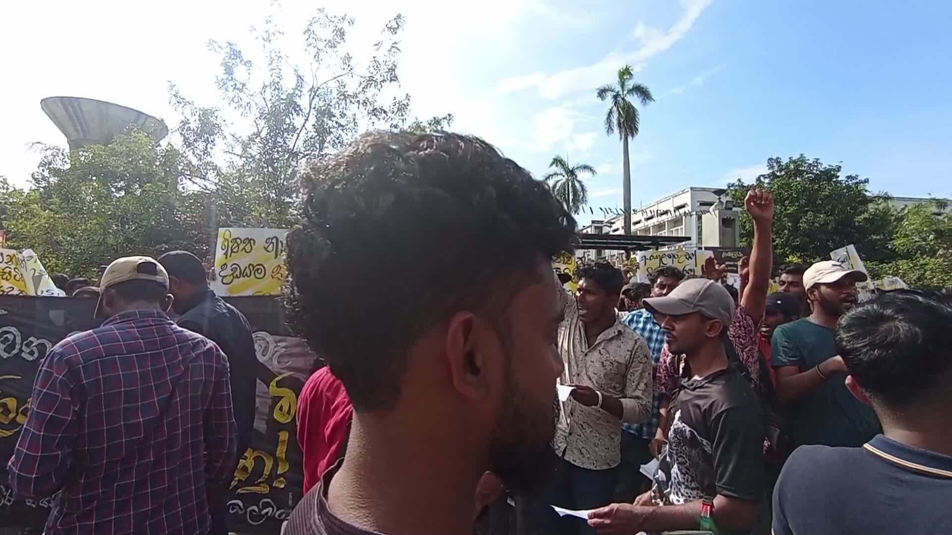 IUSF Protest Tax Reform In Sri Lanka