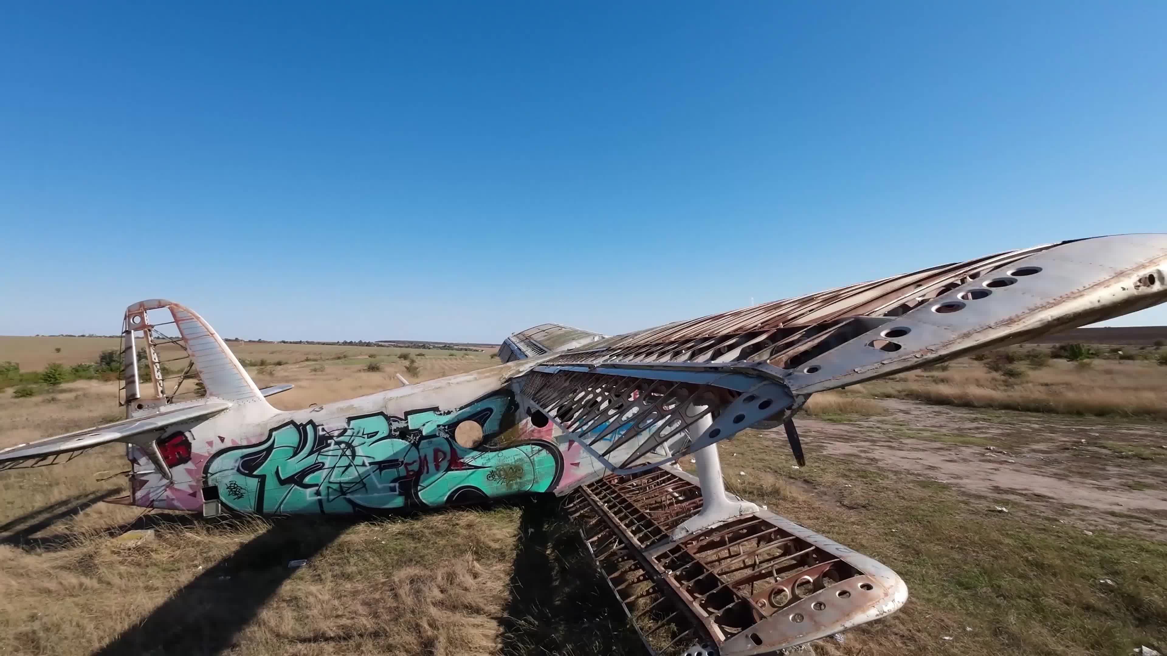 Abandoned air planes, Kalimantsi, Bulgaria