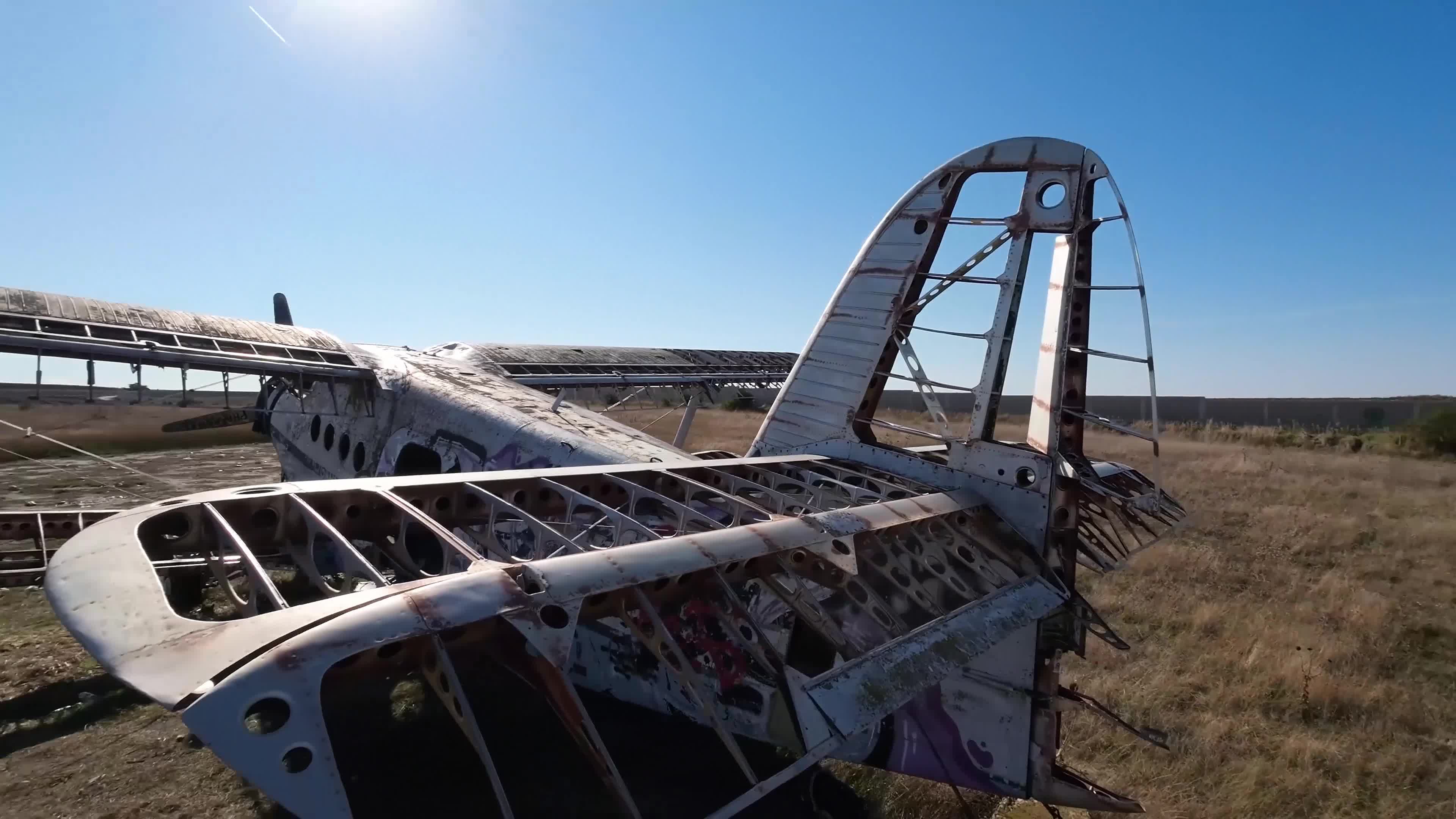 Abandoned air planes, Kalimantsi, Bulgaria