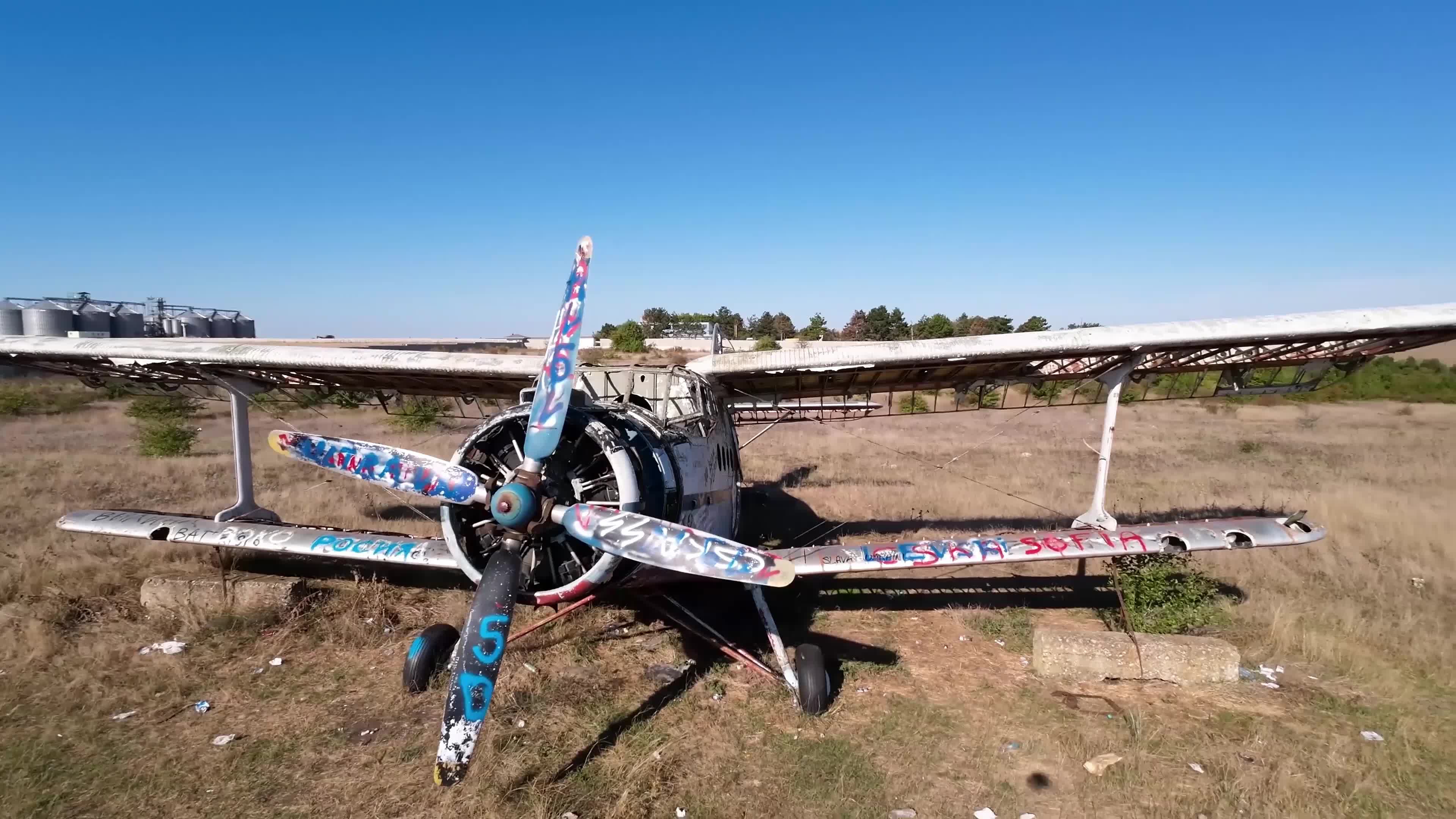 Abandoned air planes, Kalimantsi, Bulgaria