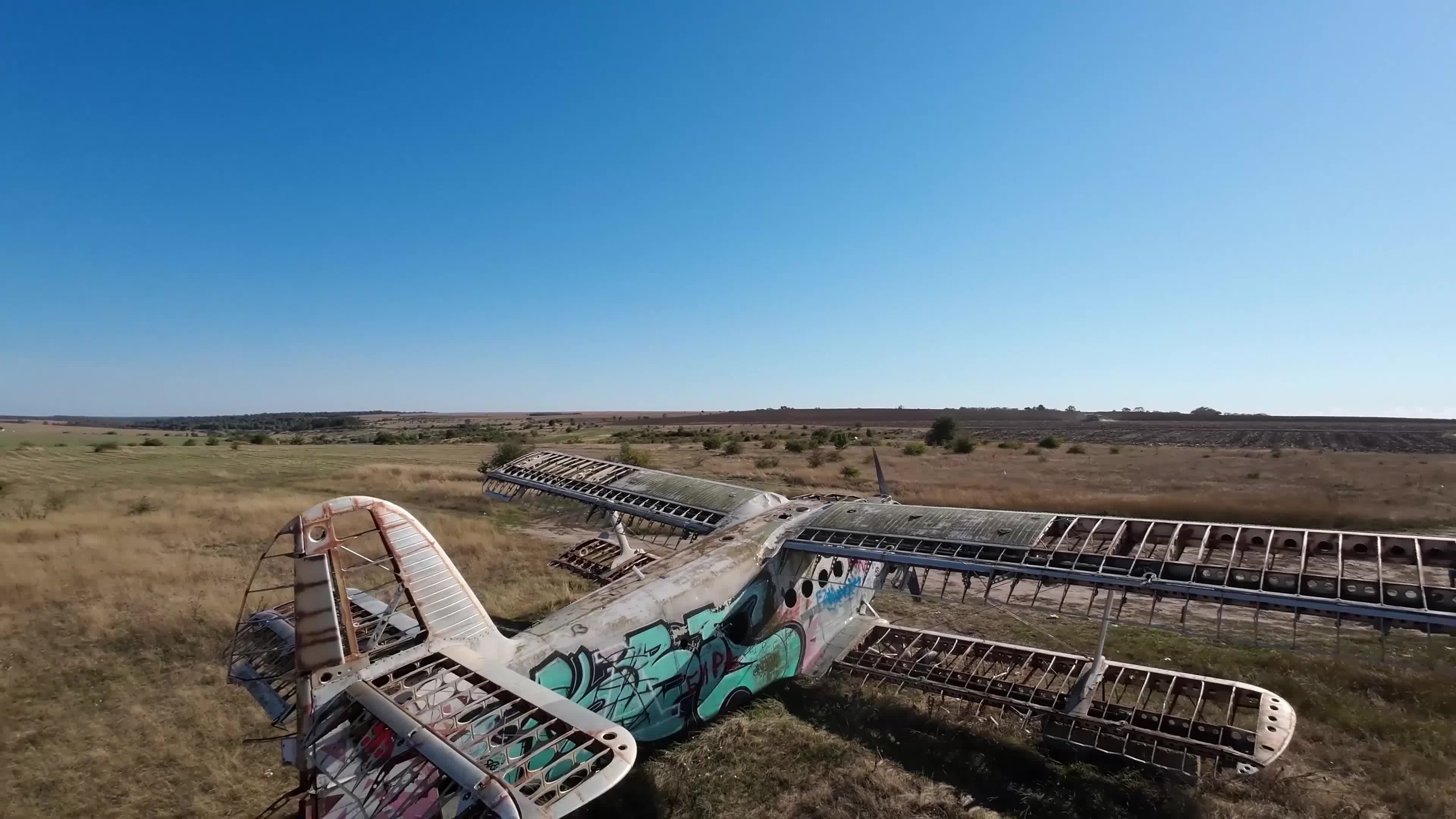 Abandoned air planes, Kalimantsi, Bulgaria