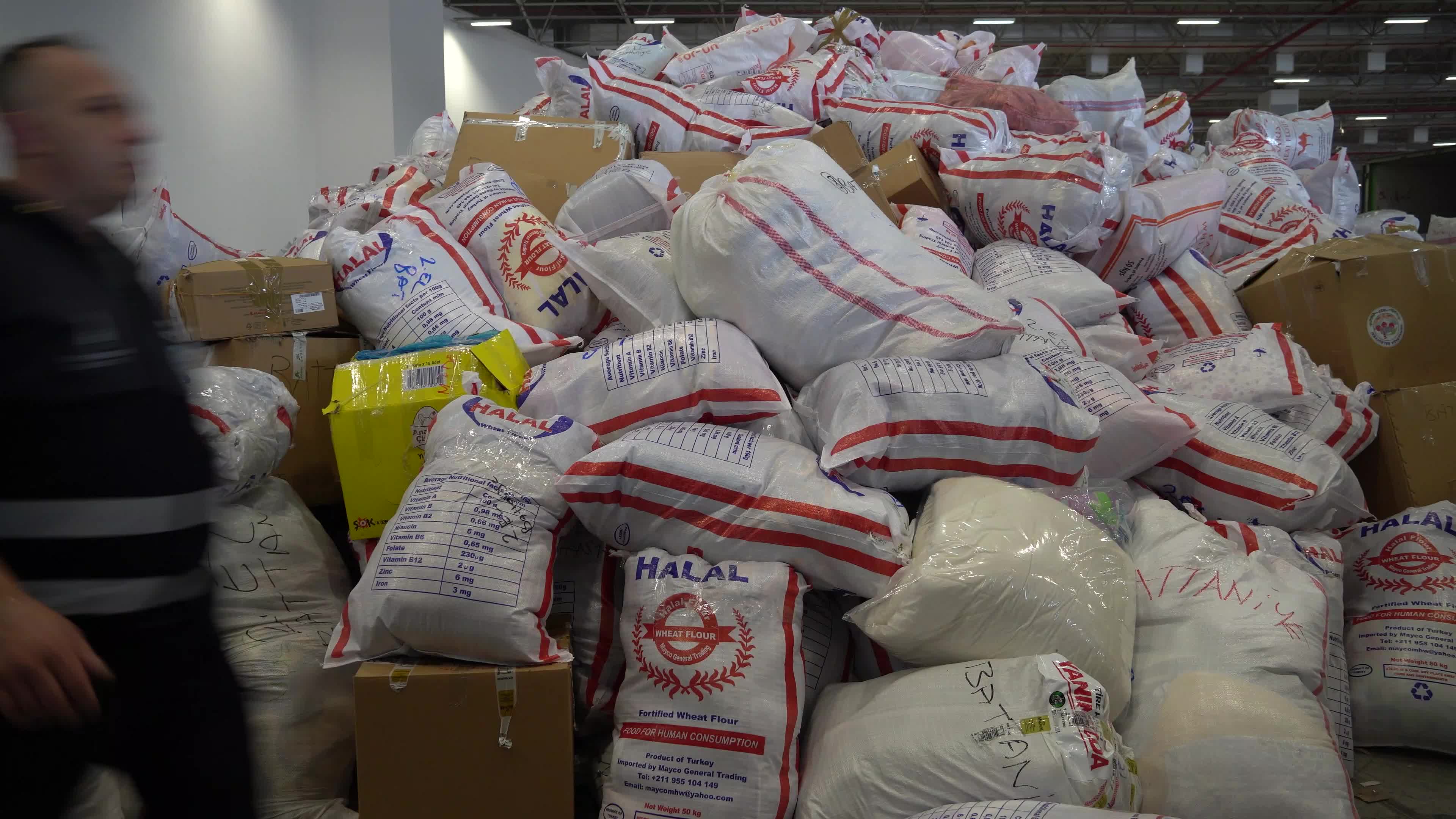 Humanitarian aid for earthquake victims, Izmir, Turkey