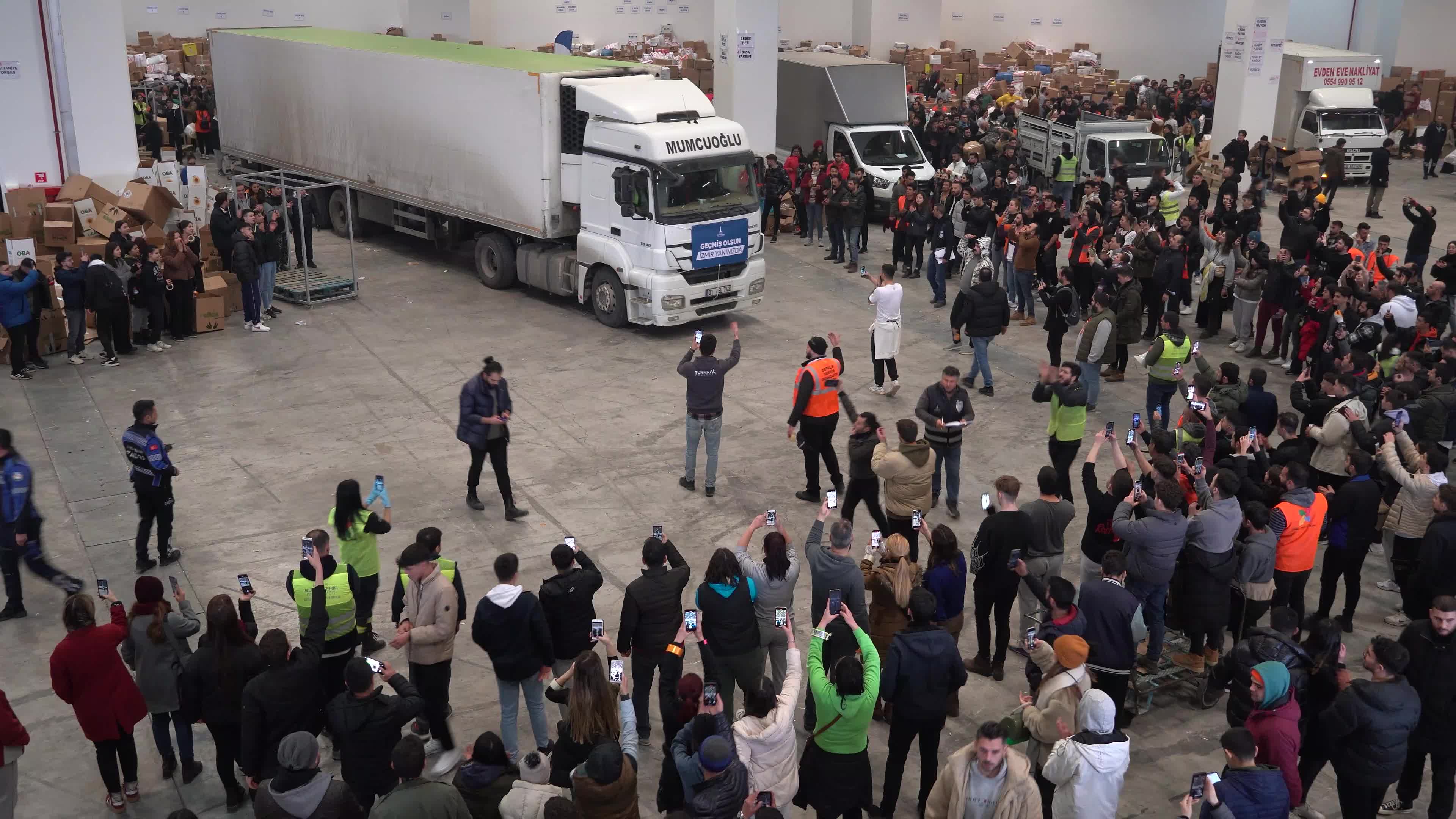 Humanitarian aid for earthquake victims, Izmir, Turkey
