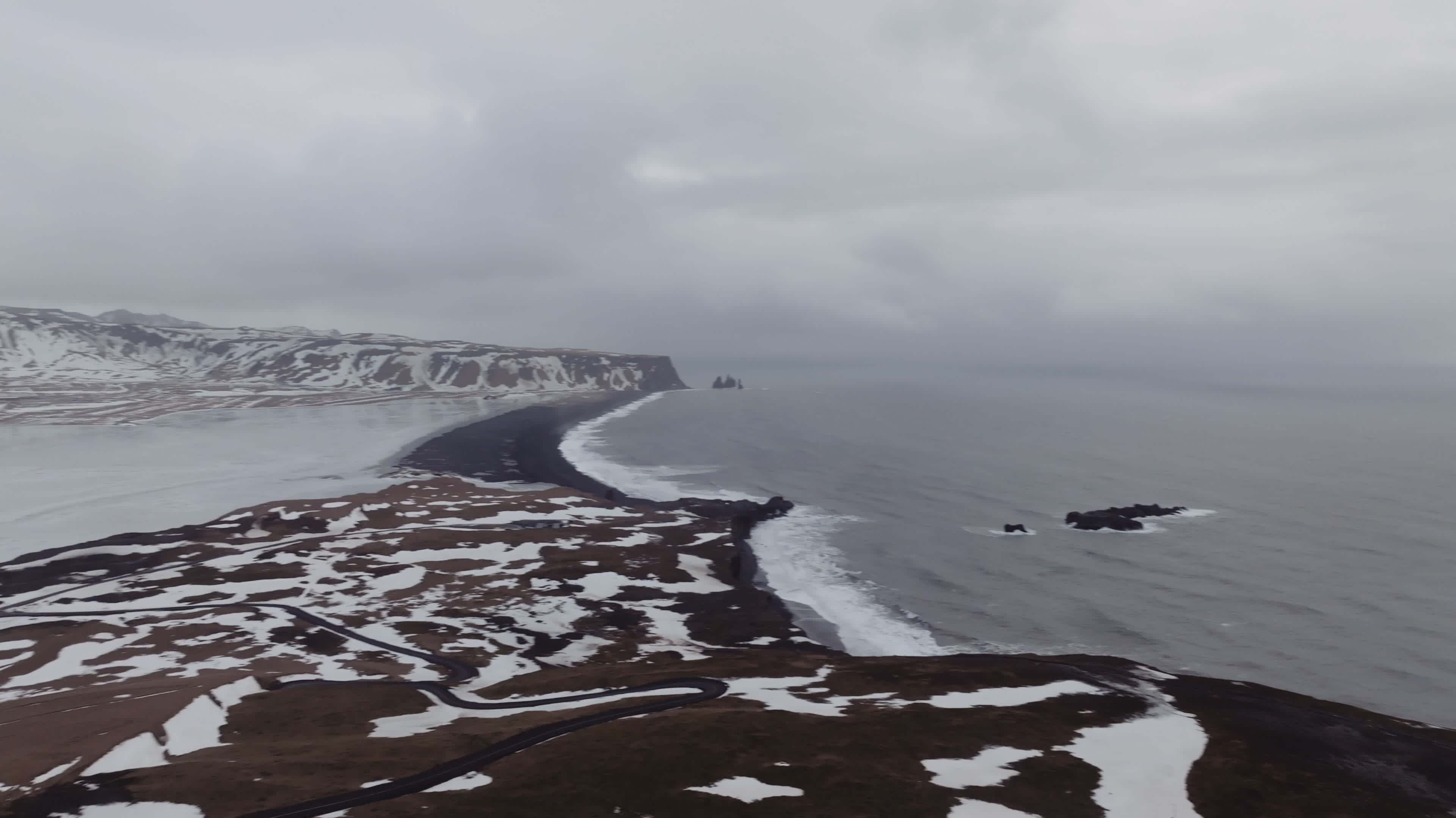 Dyrhólaey Peninsula In Iceland