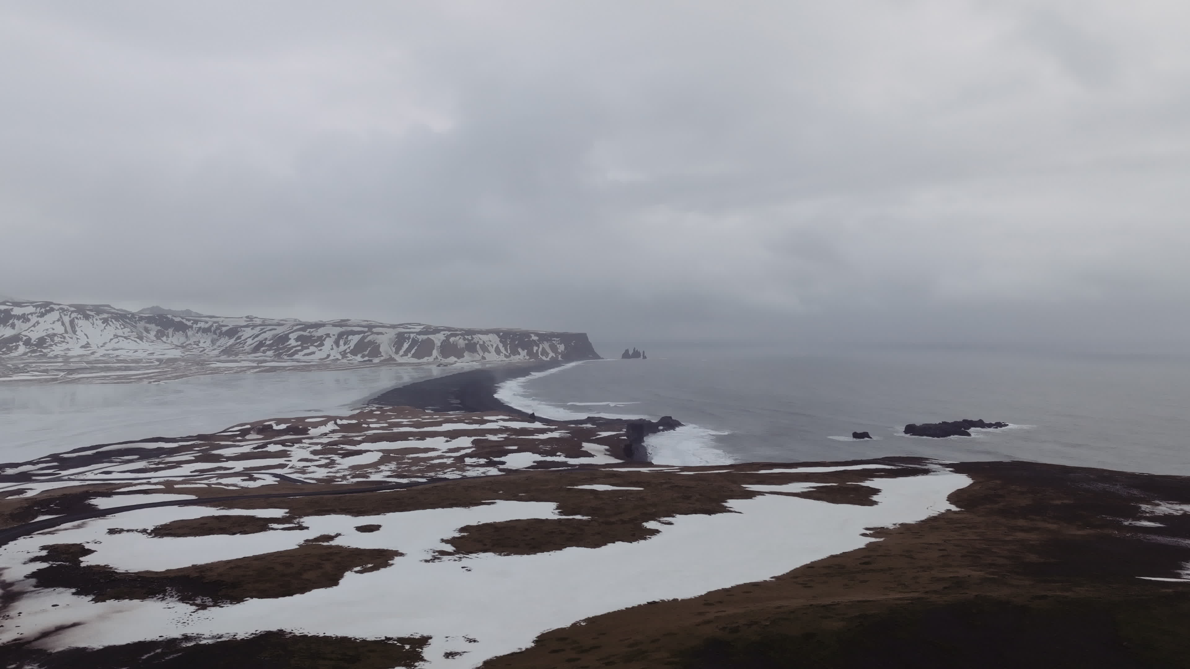 Dyrhólaey Peninsula In Iceland