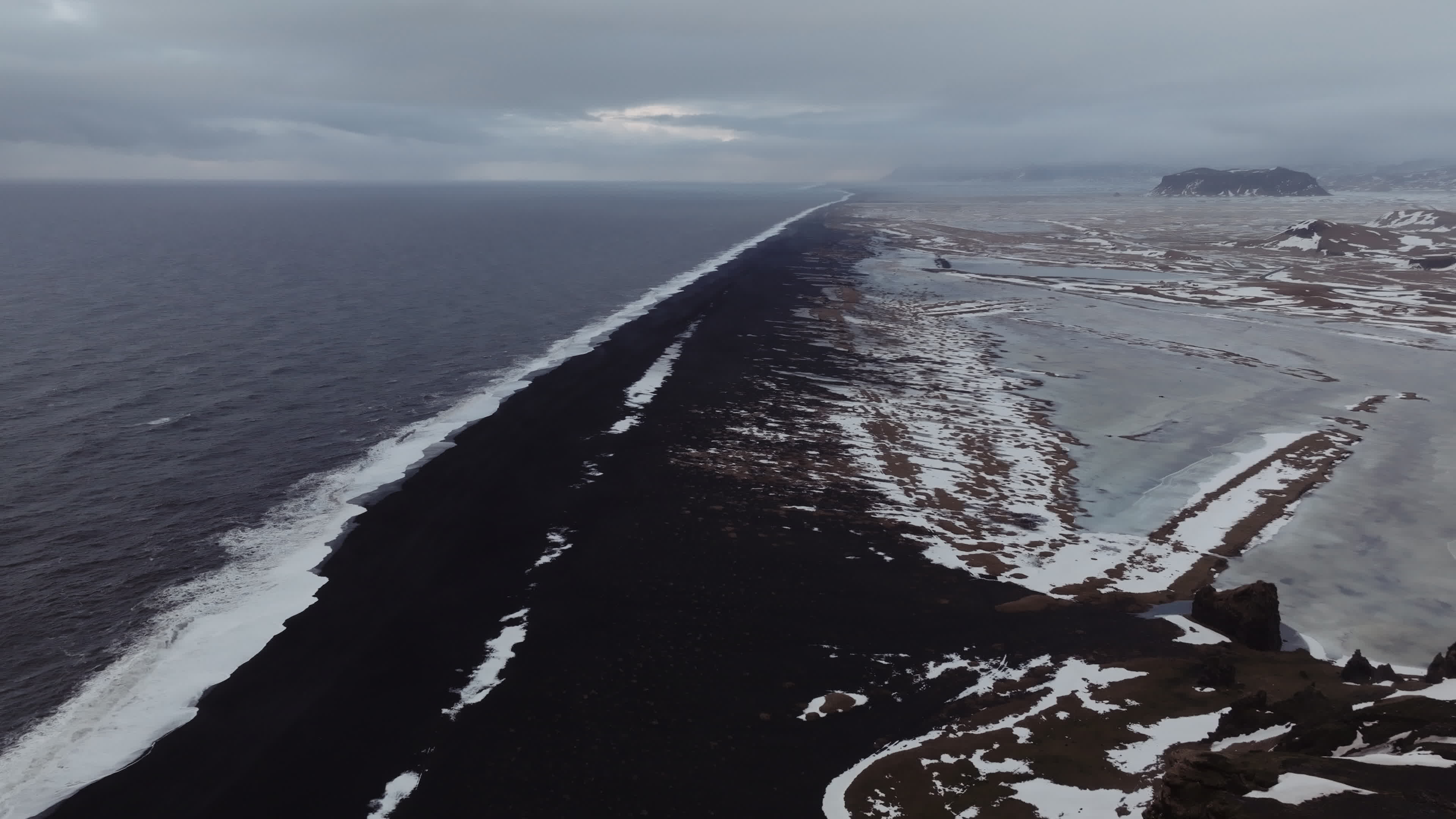 Dyrhólaey Peninsula In Iceland