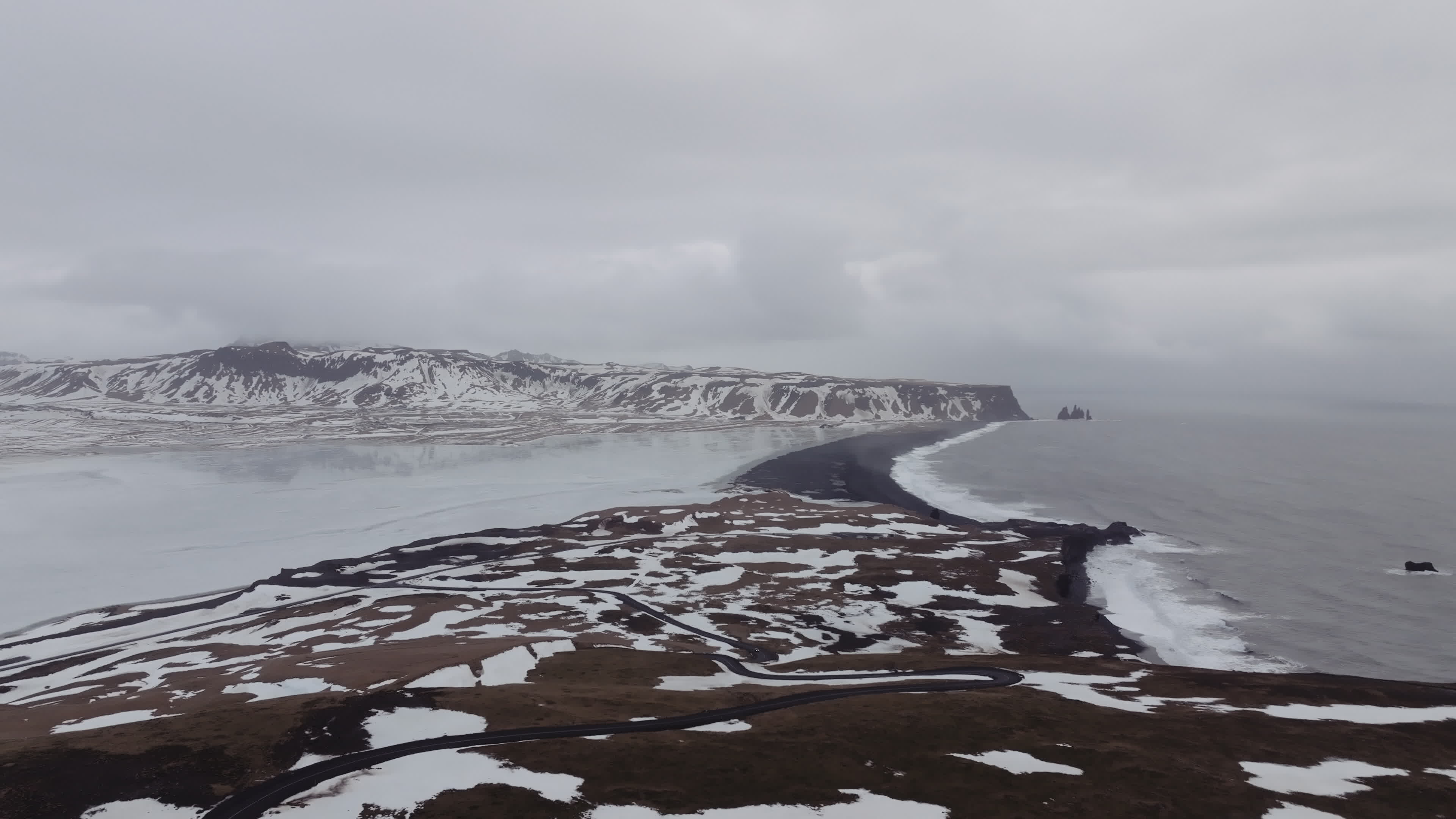 Dyrhólaey Peninsula In Iceland