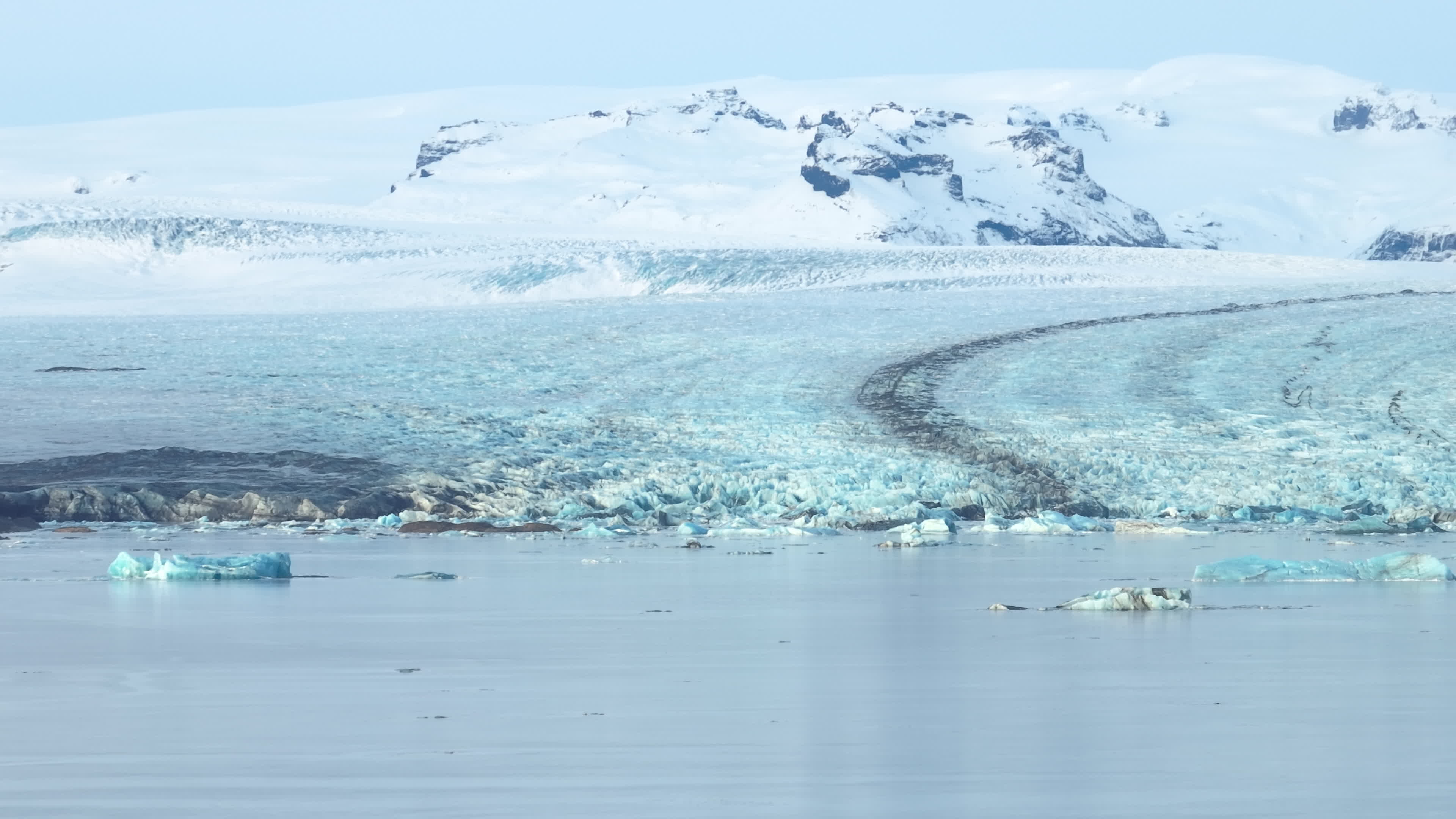 Drone View Of The Vatnajökull Glacier