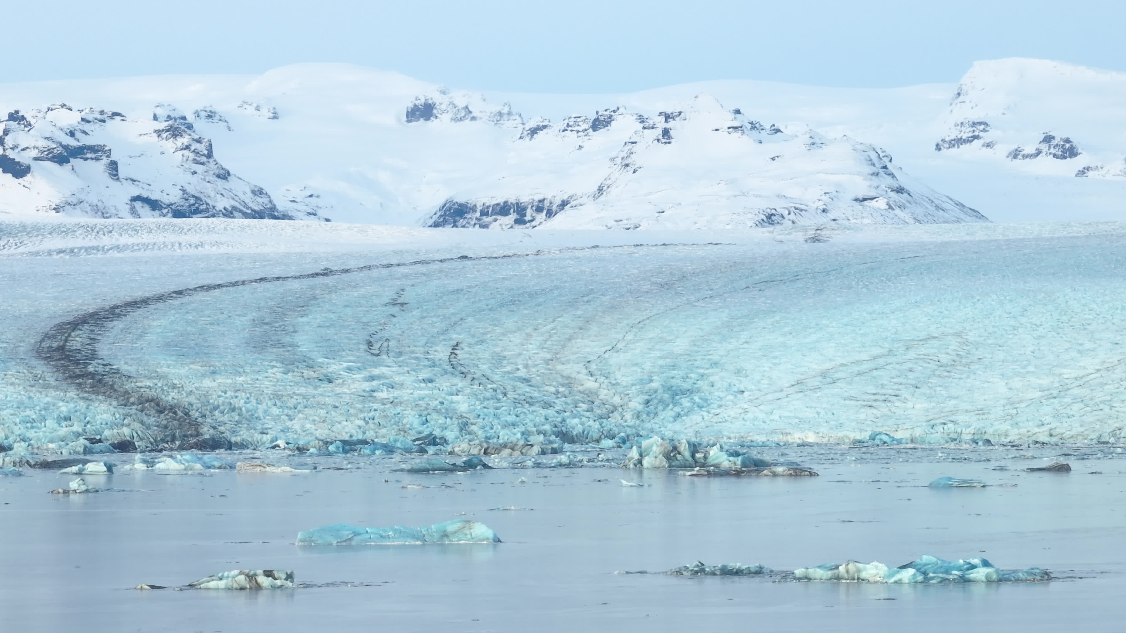 Drone View Of The Vatnajökull Glacier
