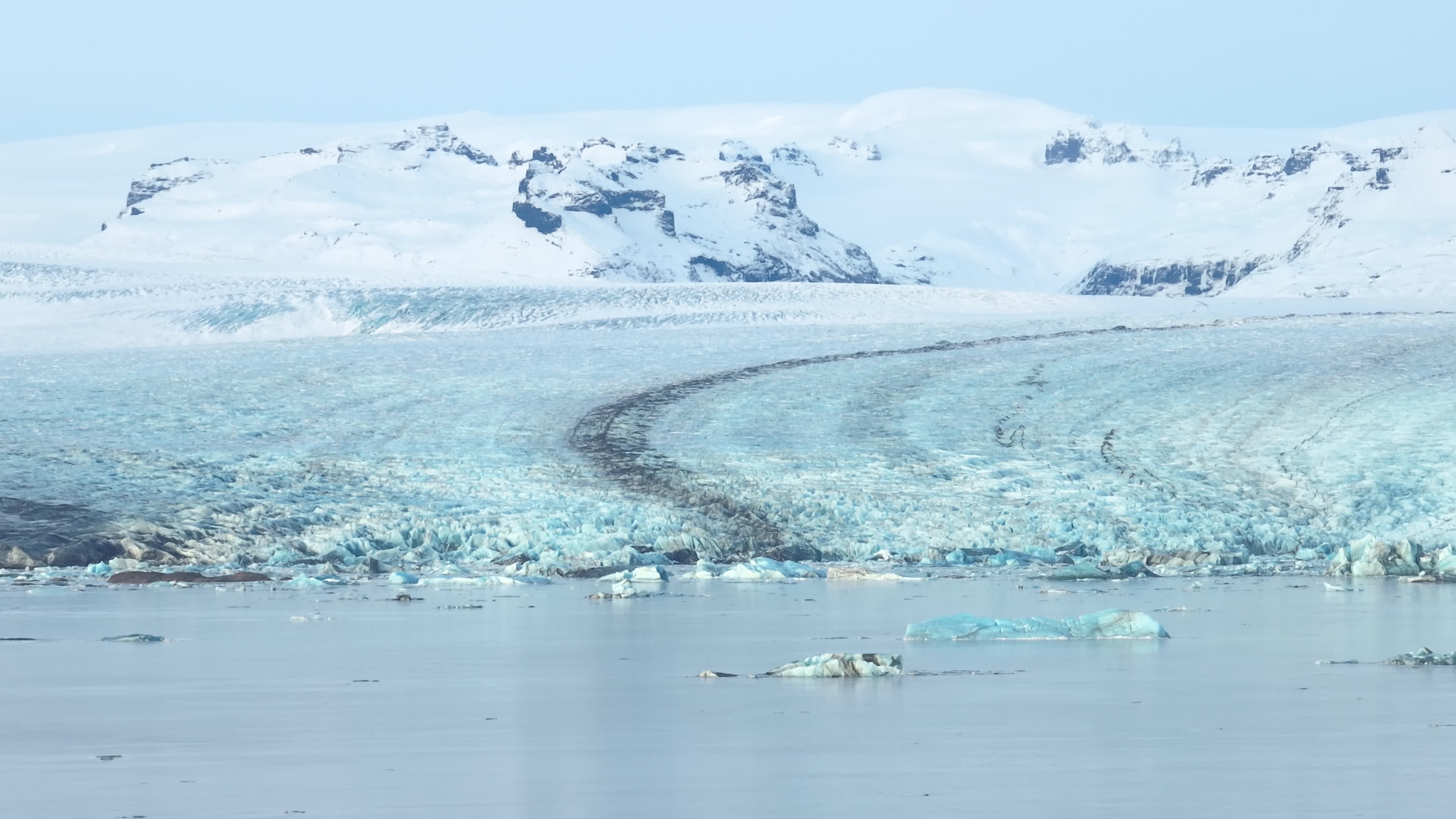Drone View Of The Vatnajökull Glacier