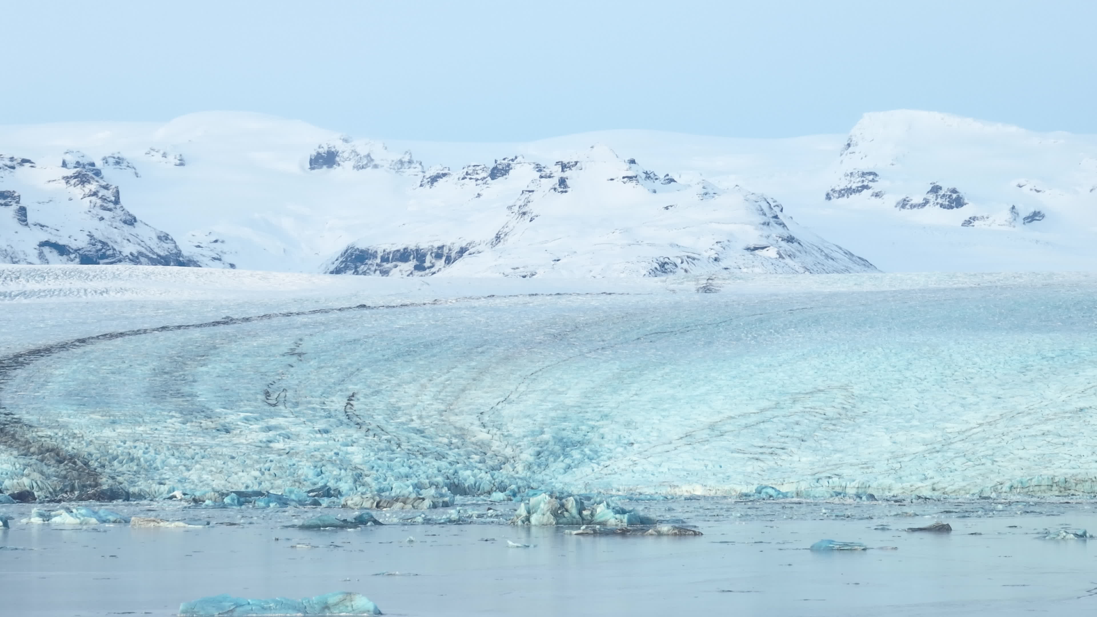 Drone View Of The Vatnajökull Glacier