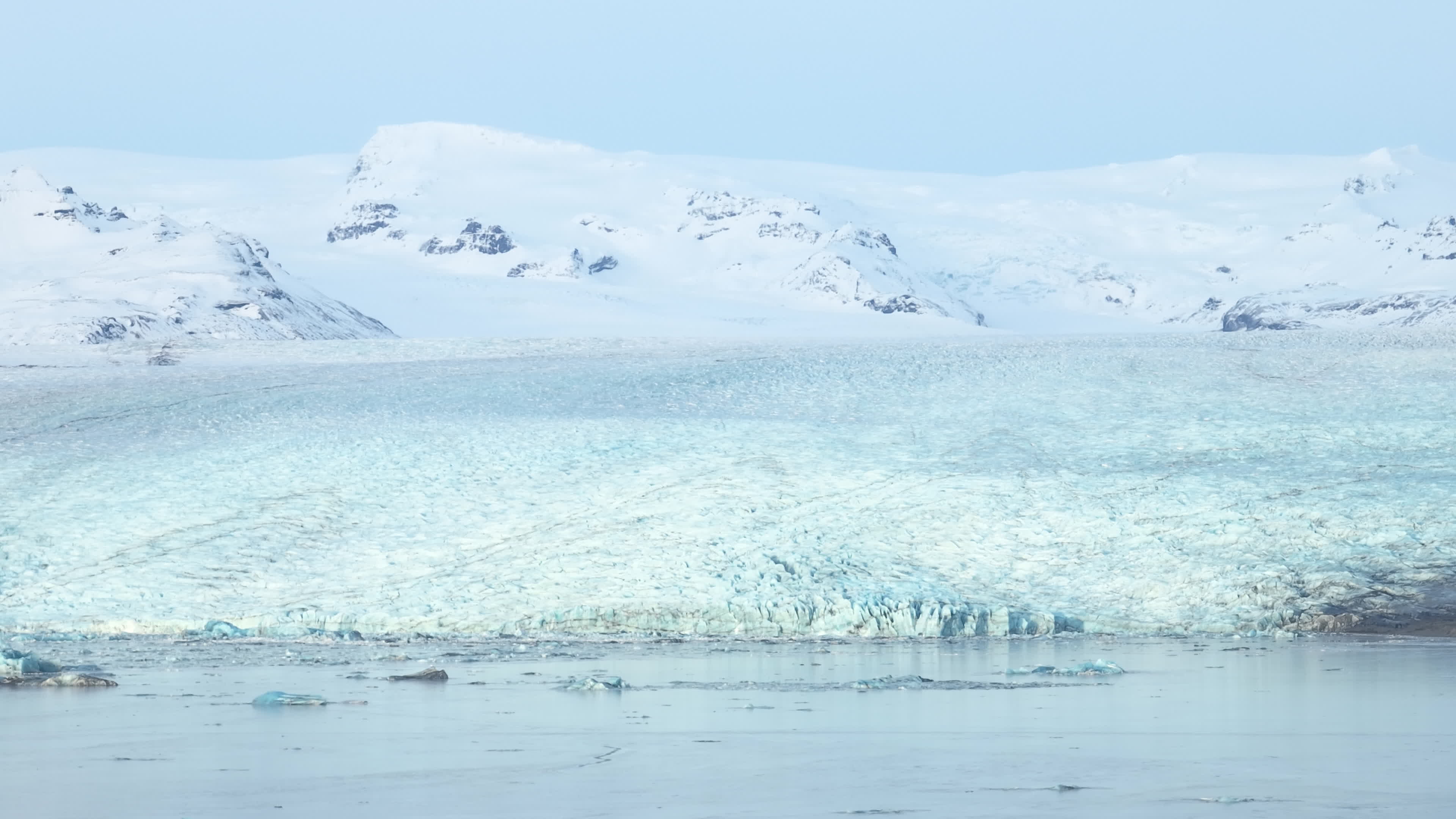 Drone View Of The Vatnajökull Glacier