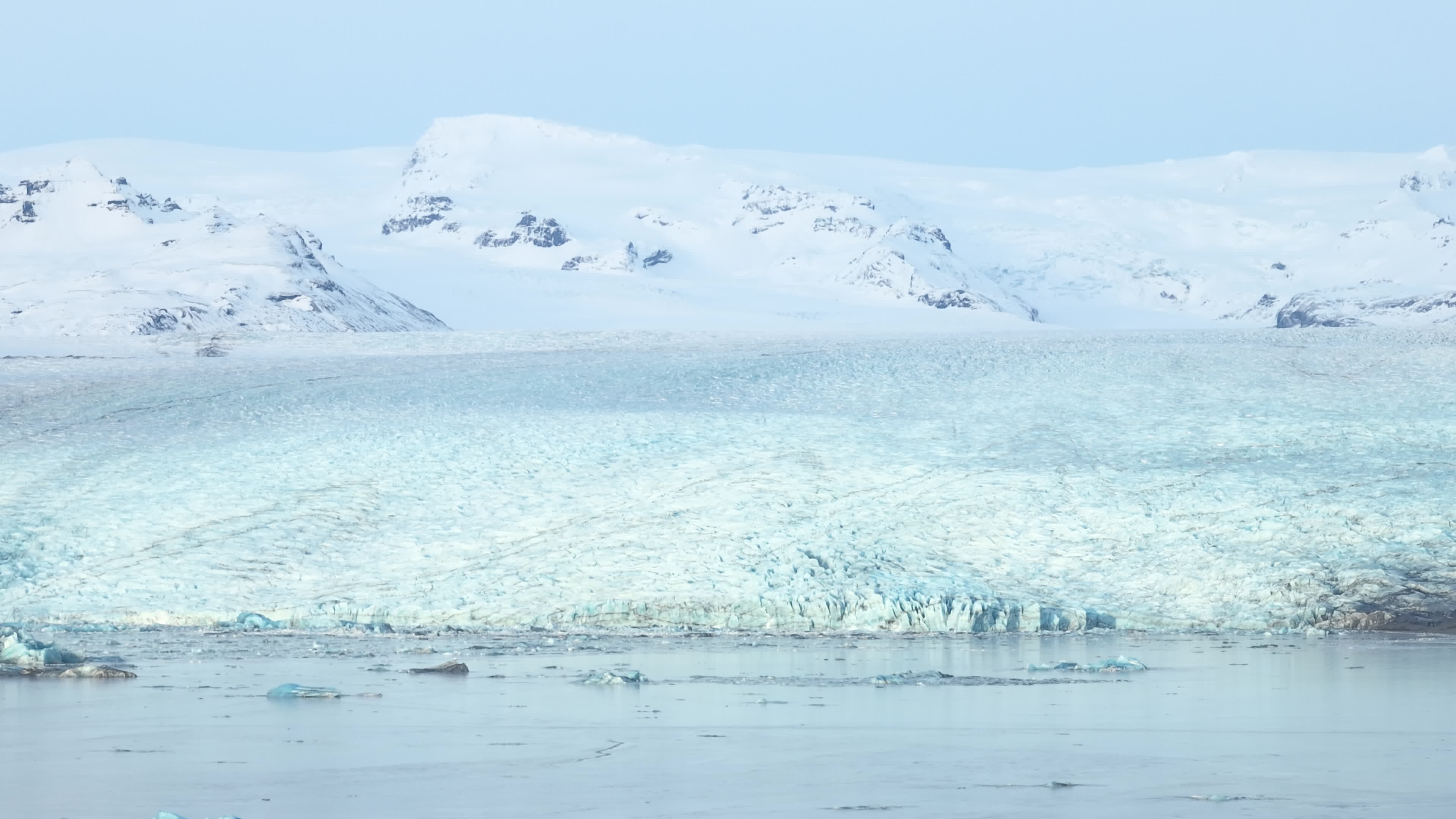 Drone View Of The Vatnajökull Glacier