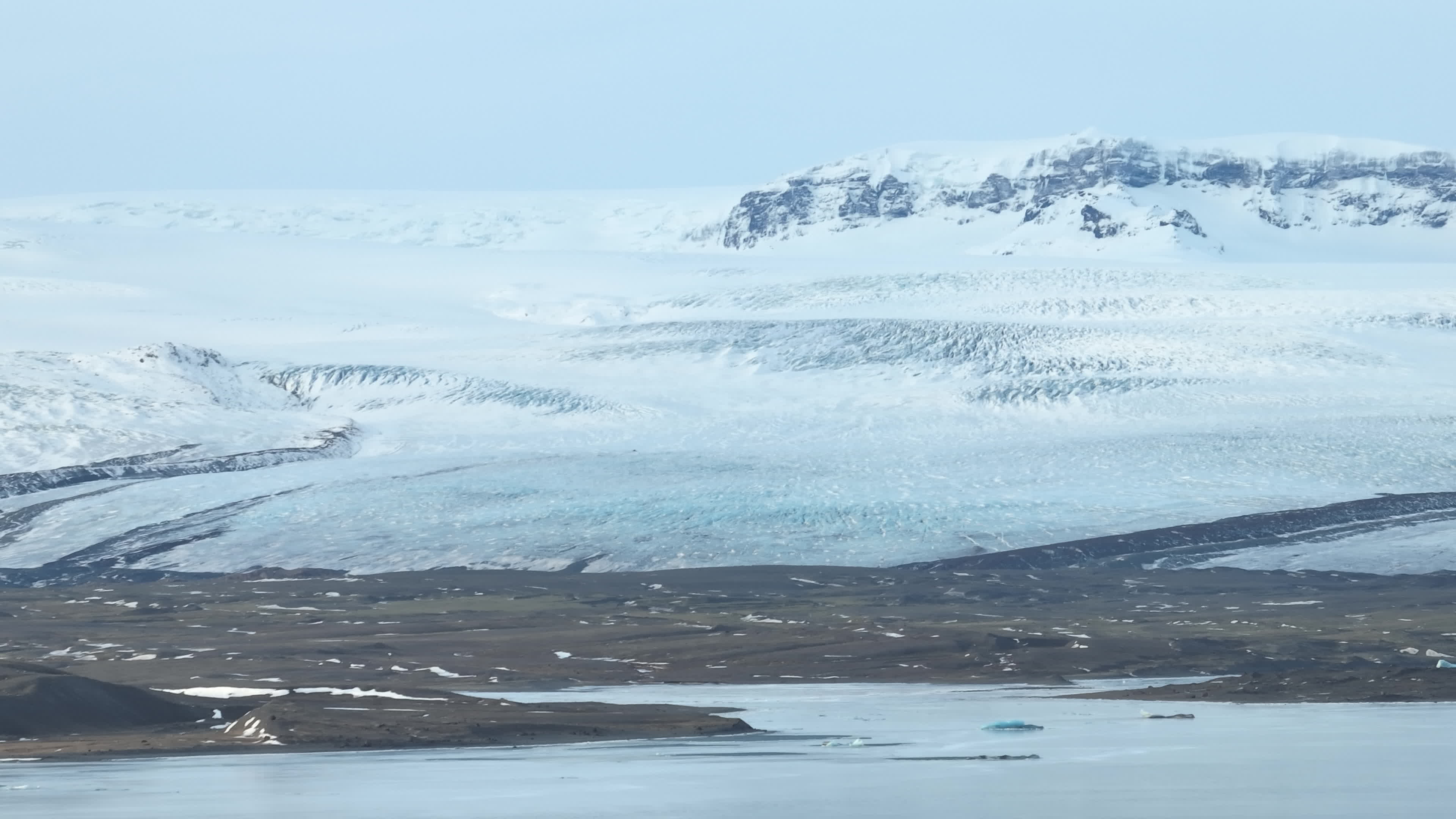 Drone View Of The Vatnajökull Glacier