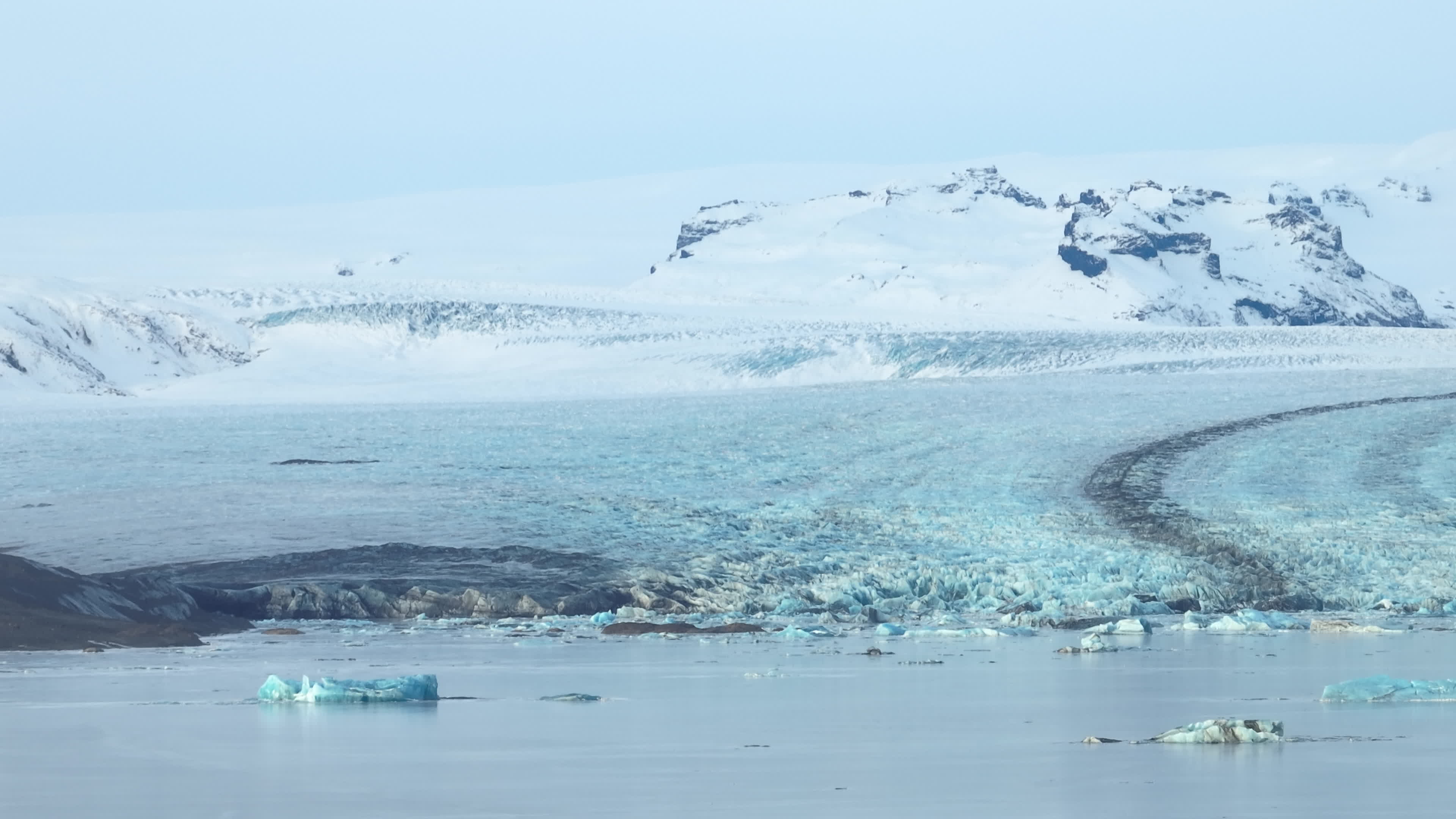 Drone View Of The Vatnajökull Glacier