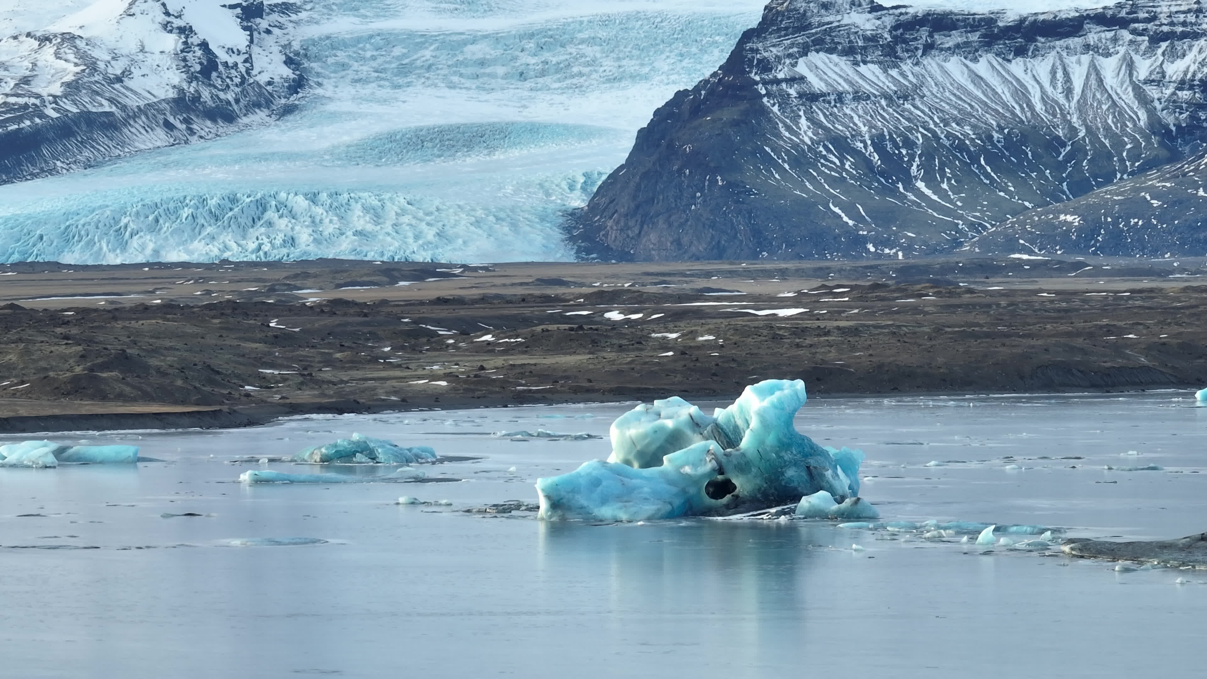 Drone View Of The Vatnajökull Glacier