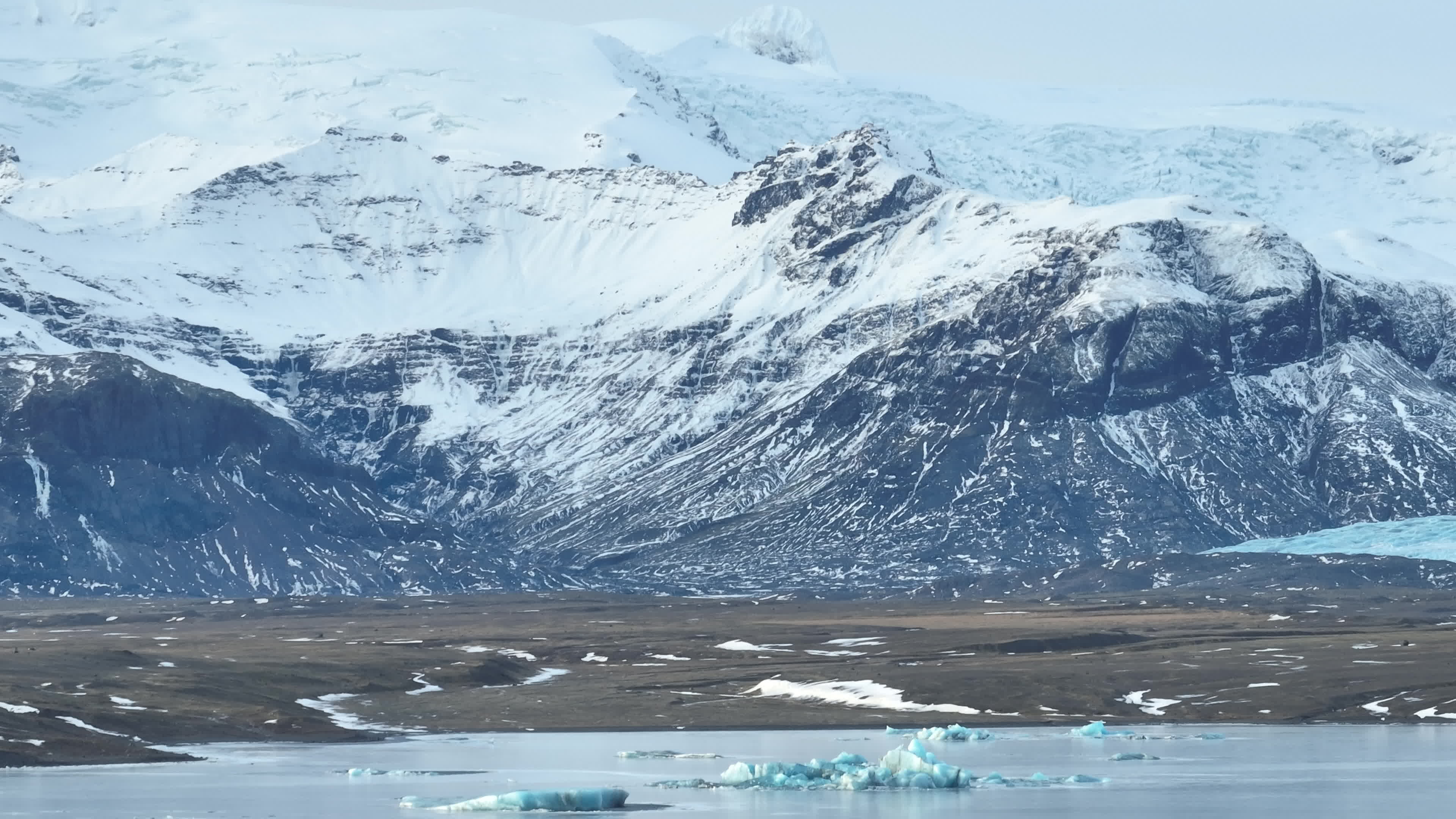 Drone View Of The Vatnajökull Glacier