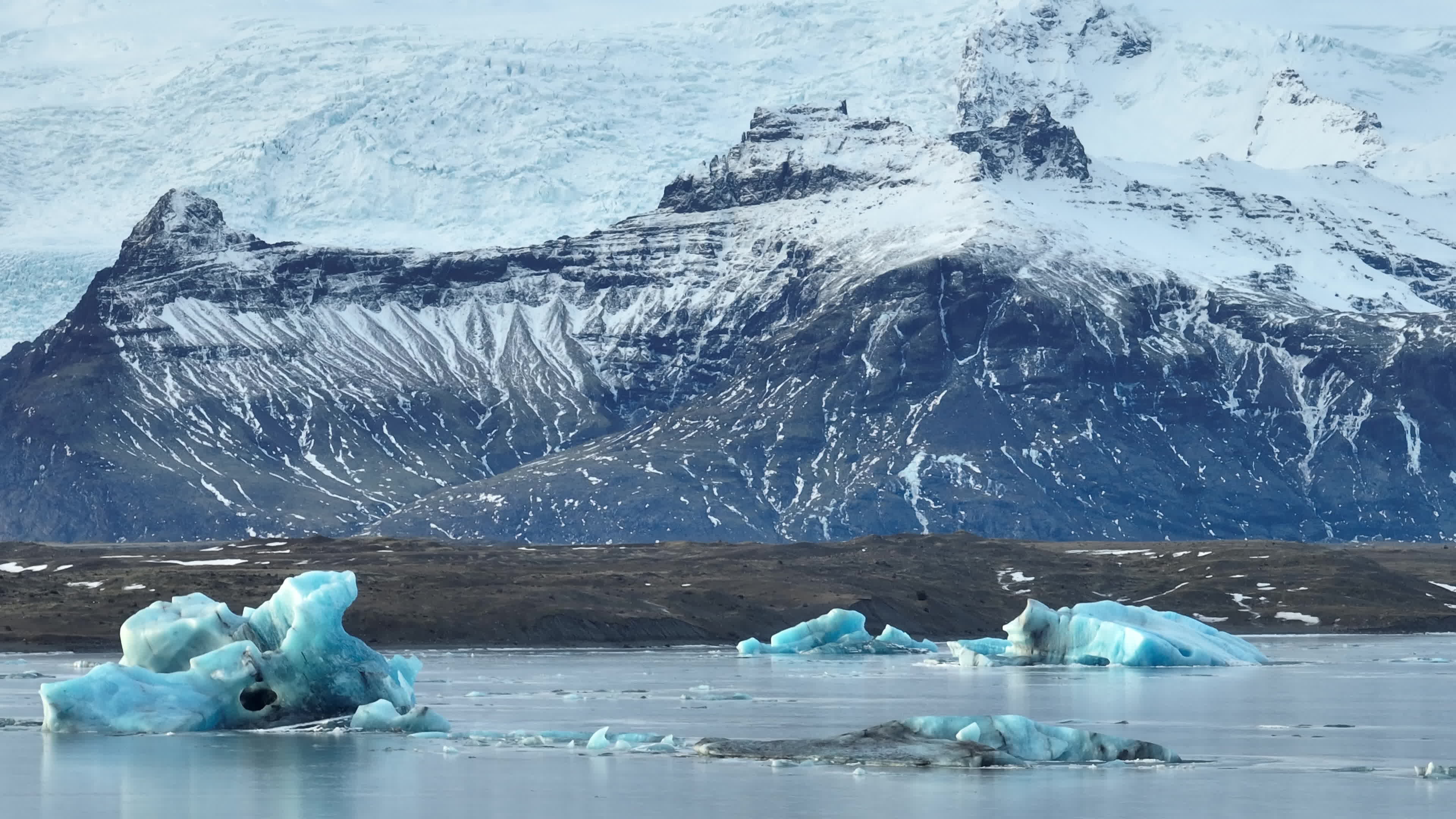 Drone View Of The Vatnajökull Glacier
