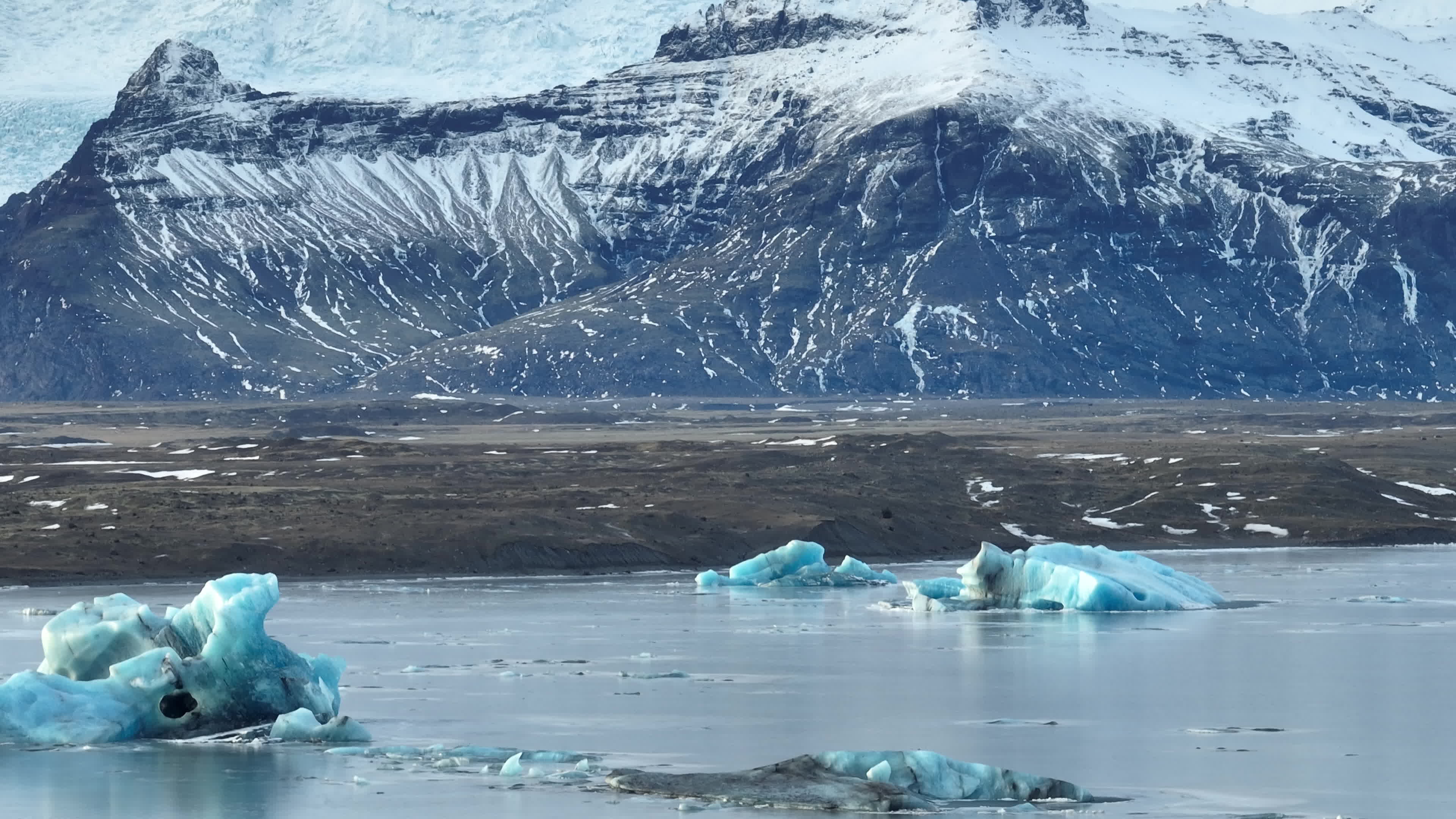 Drone View Of The Vatnajökull Glacier