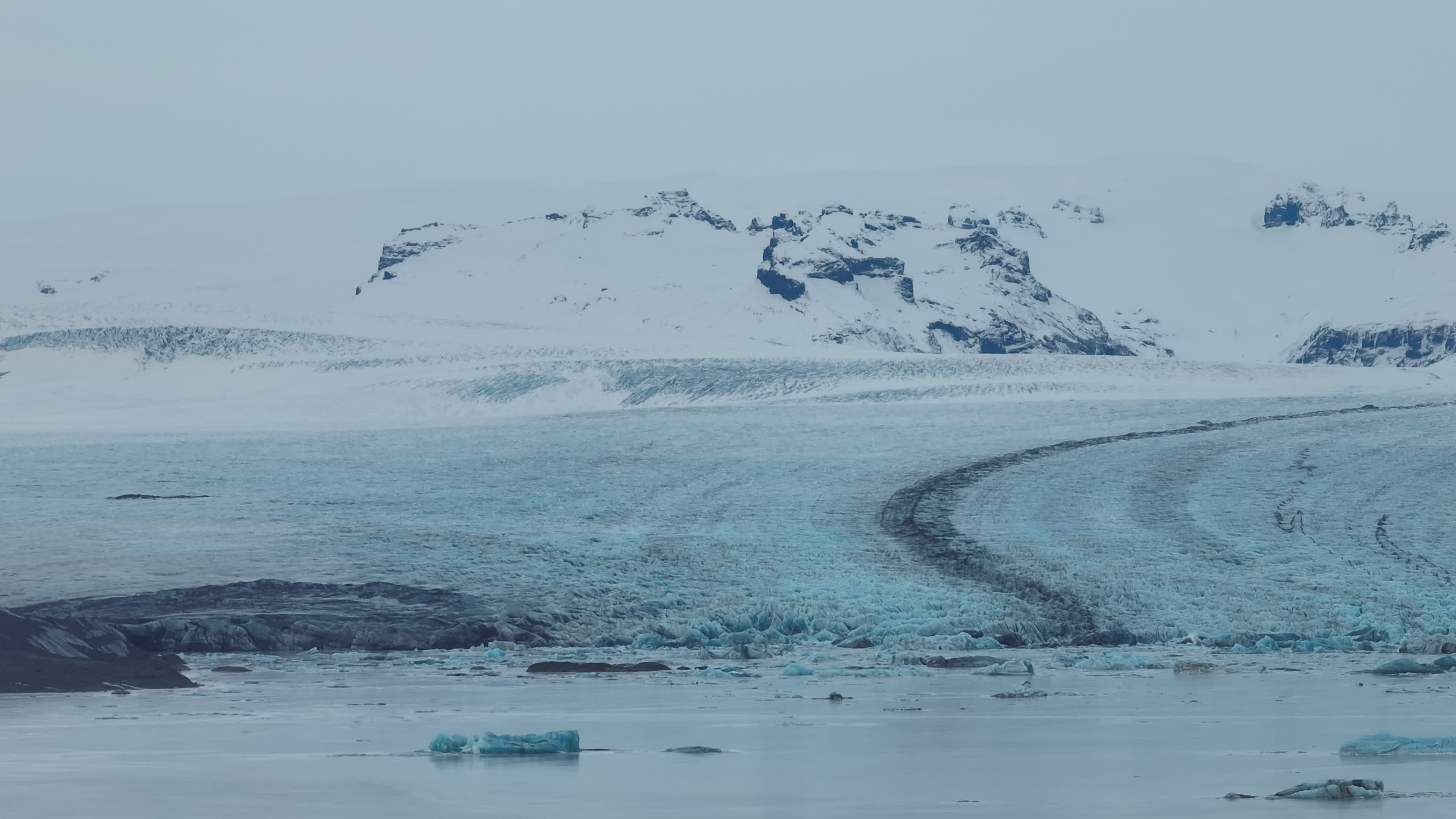 Drone View Of The Vatnajökull Glacier