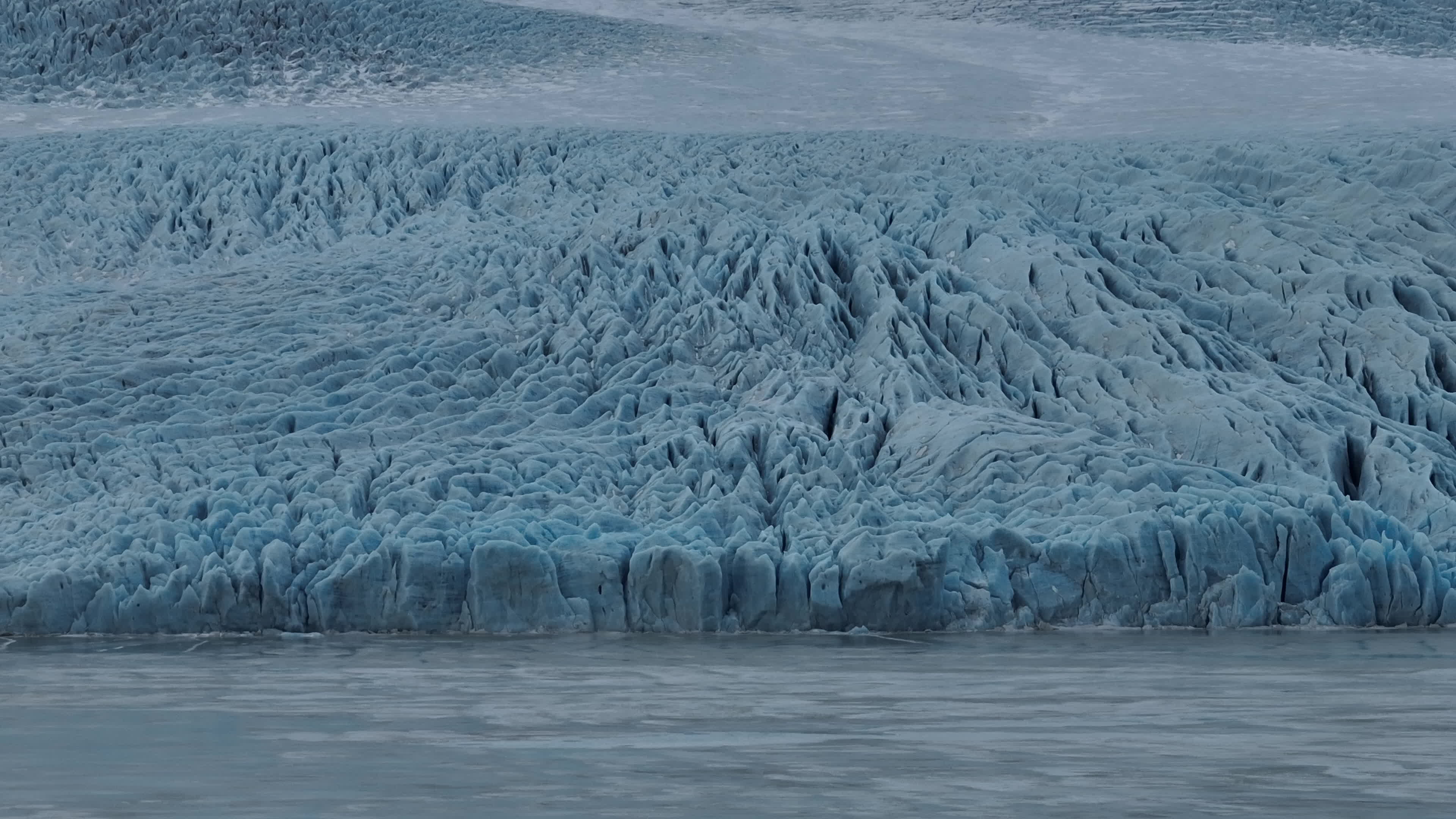 Drone View Of Fjallsárlón Glacier Lagoon