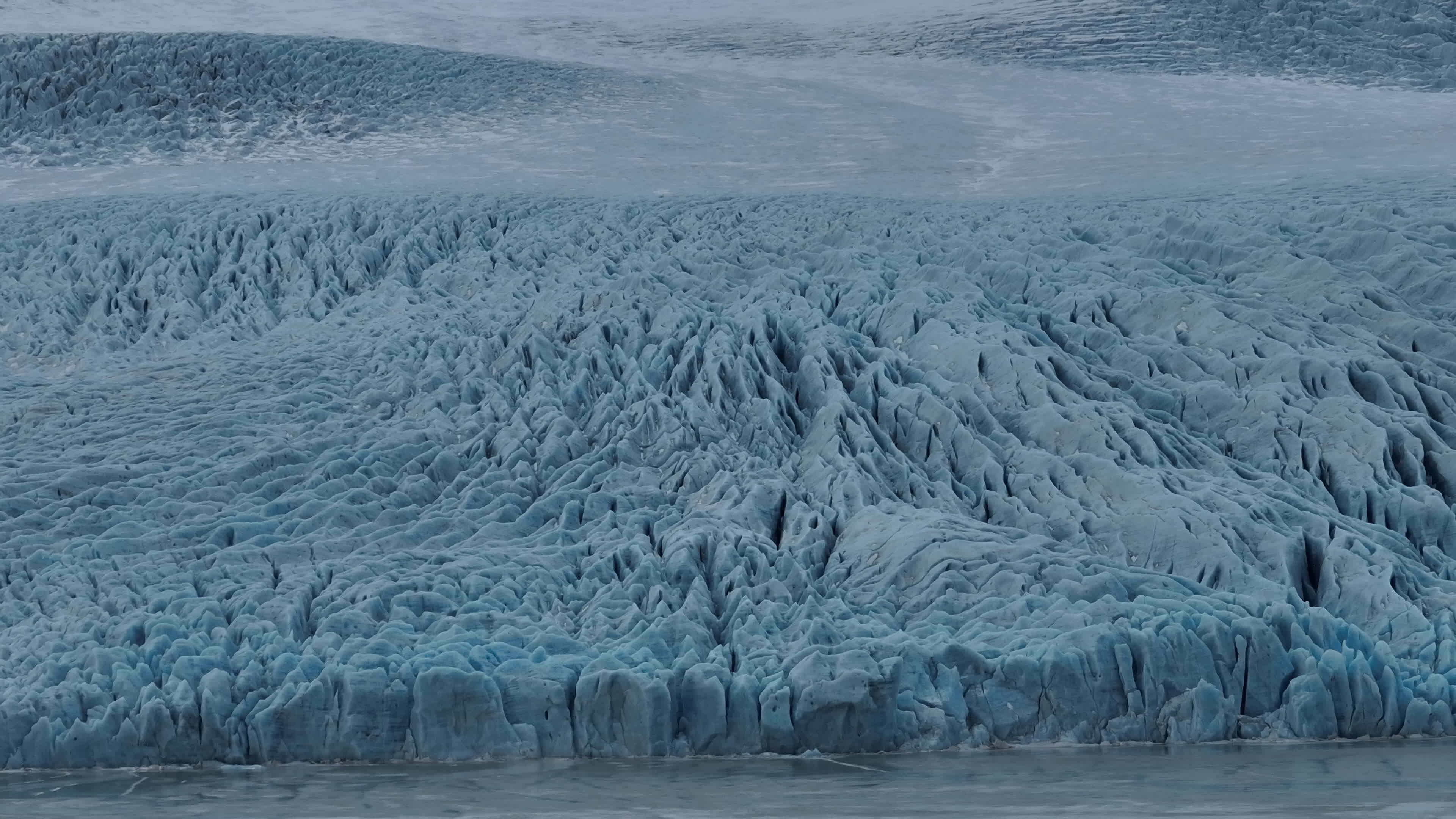 Drone View Of Fjallsárlón Glacier Lagoon