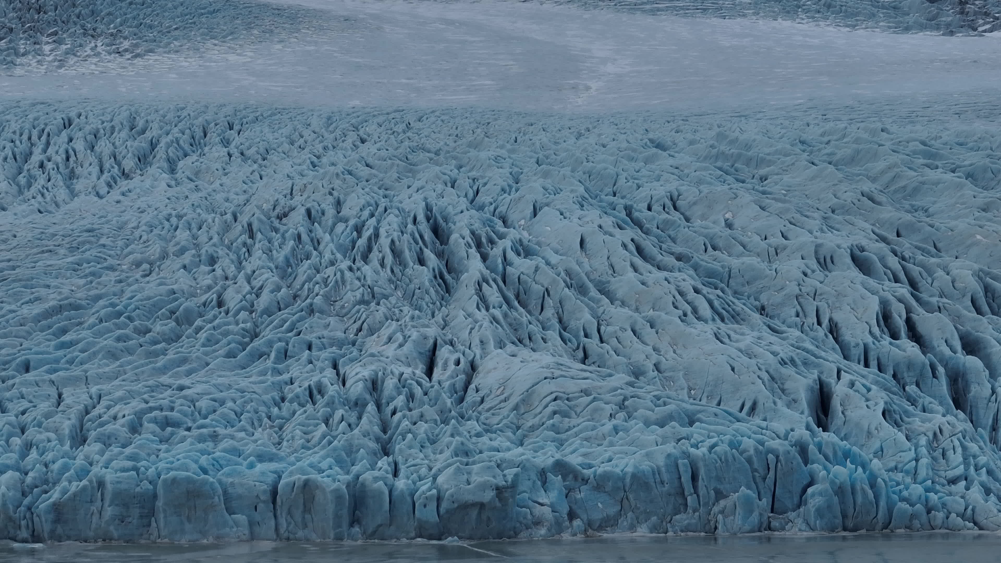 Drone View Of Fjallsárlón Glacier Lagoon