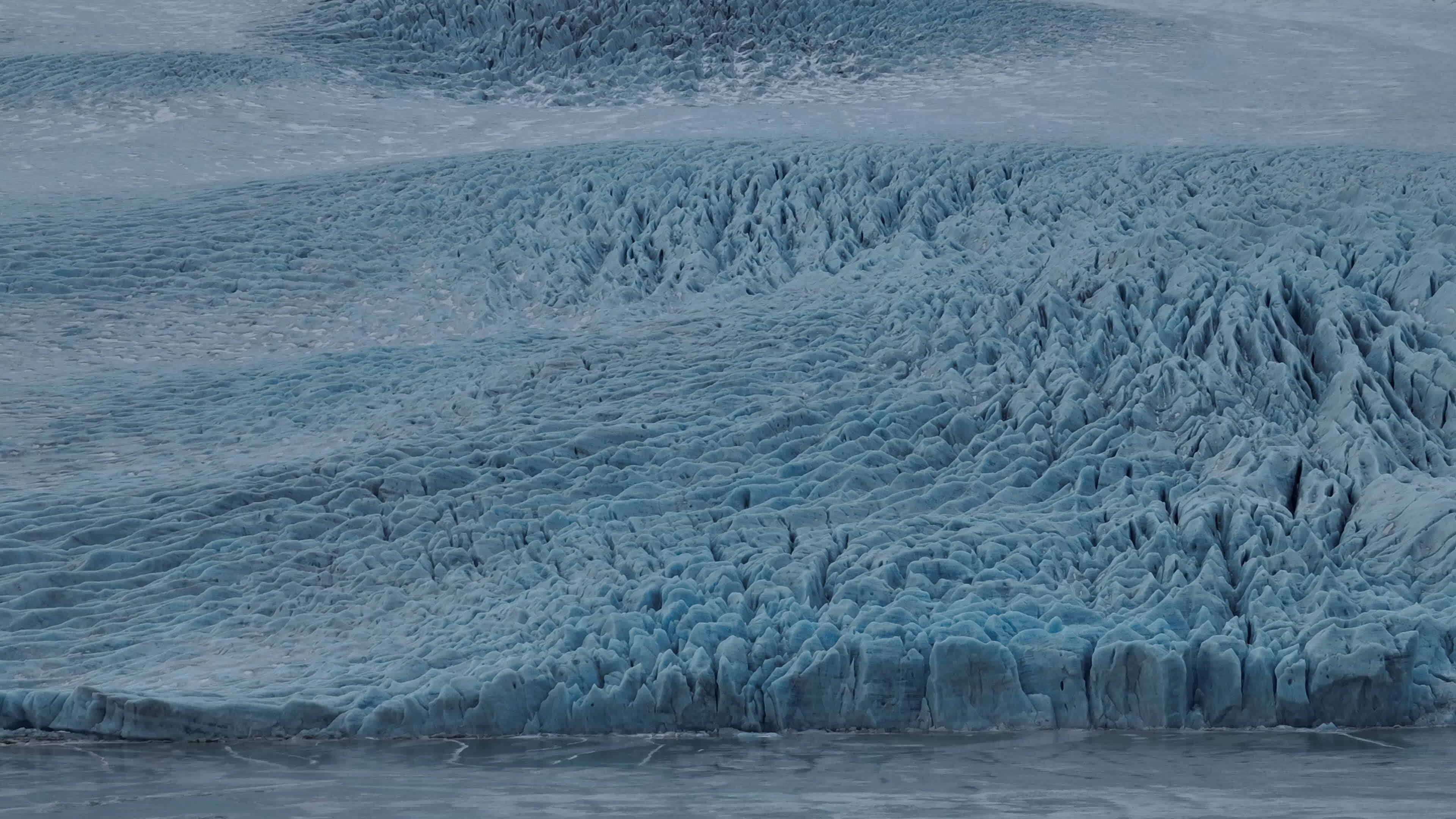 Drone View Of Fjallsárlón Glacier Lagoon