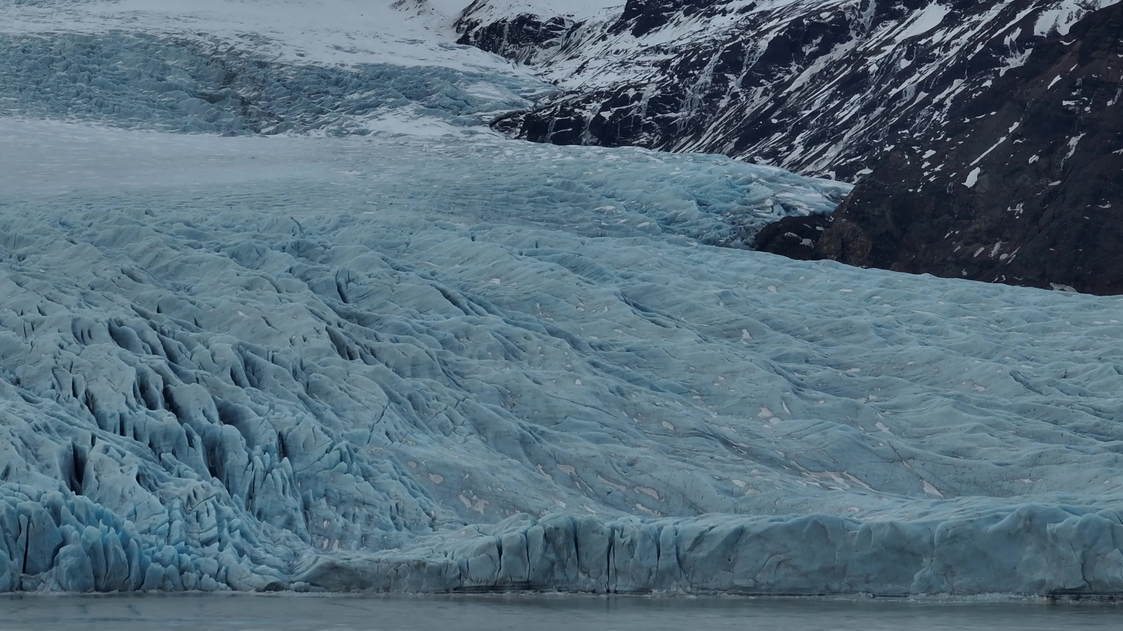 Drone View Of Fjallsárlón Glacier Lagoon
