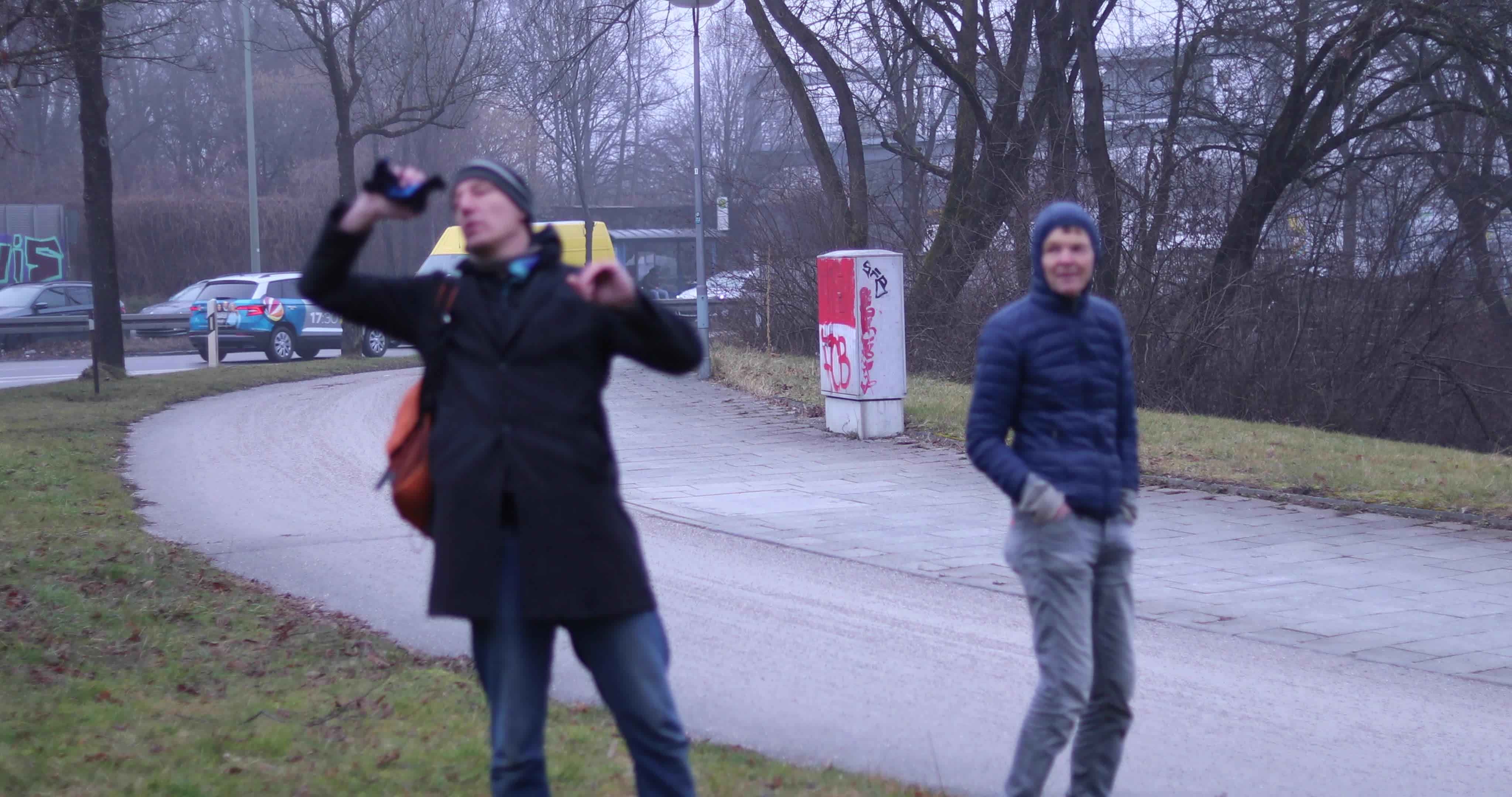 Last Generation blocks the A96 motorway exit in Munich