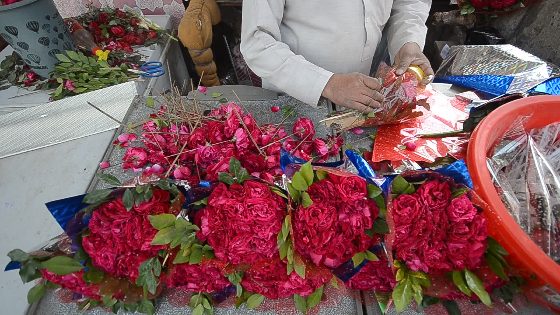 Valentine's day celebration in Peshawar