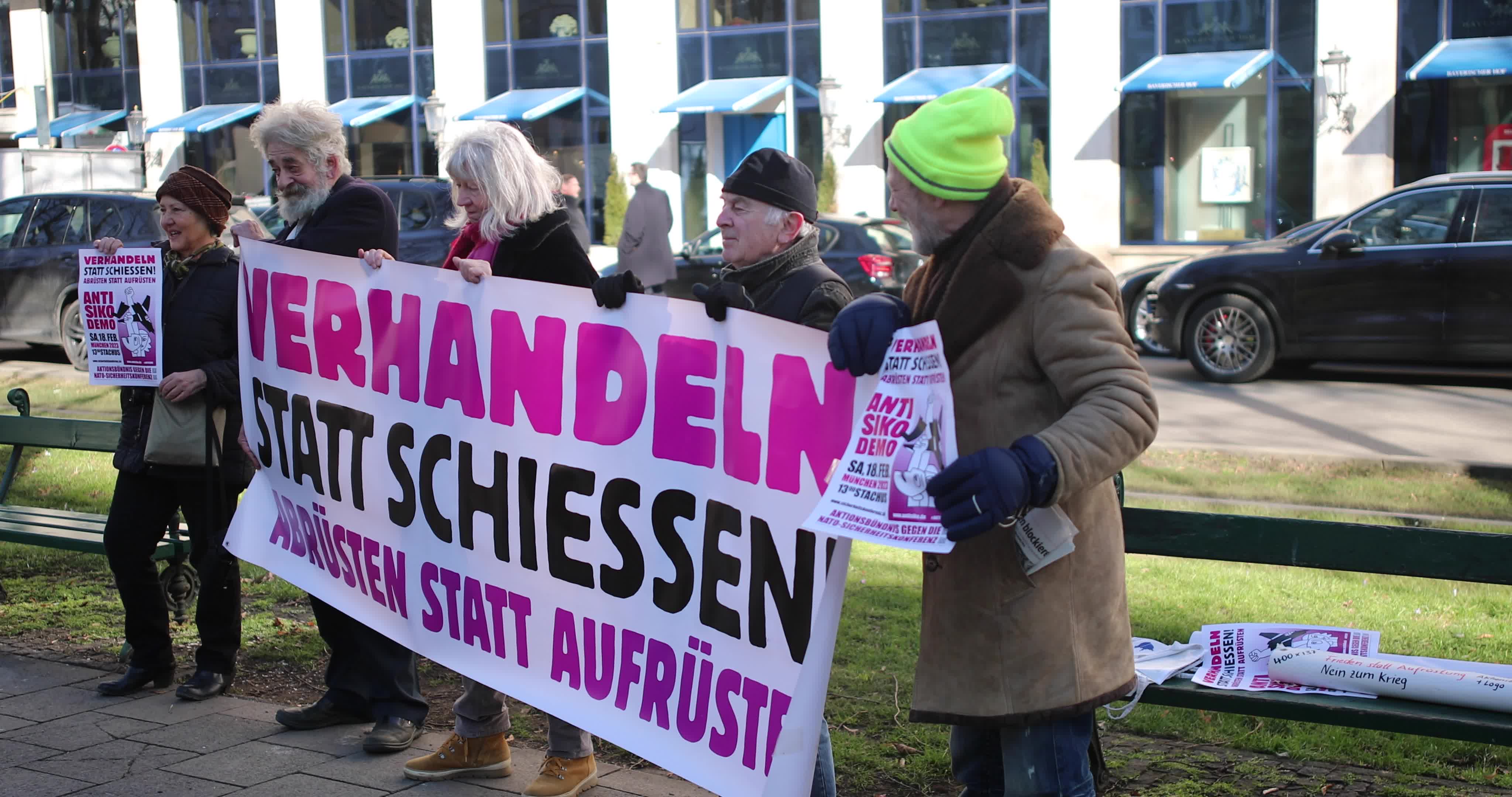 Germany: Photo Action Against the Munich Security Conference