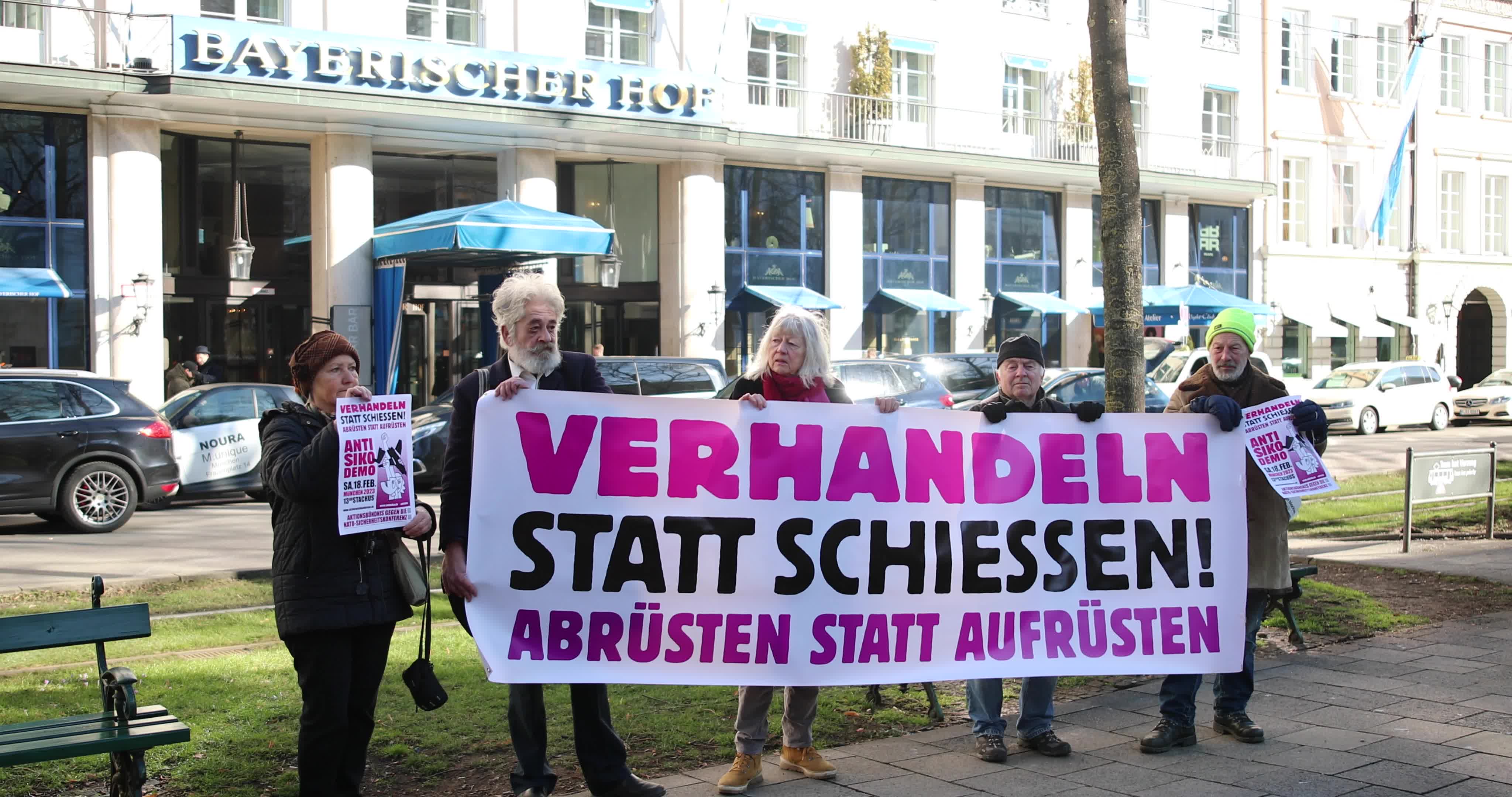 Germany: Photo Action Against the Munich Security Conference