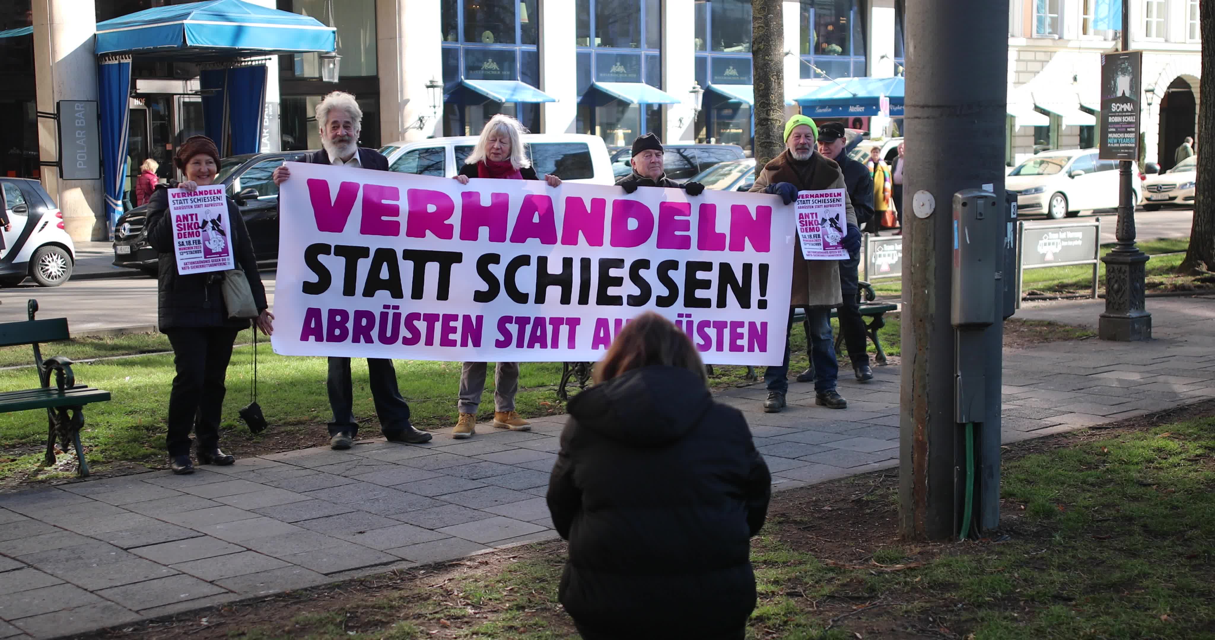 Germany: Photo Action Against the Munich Security Conference