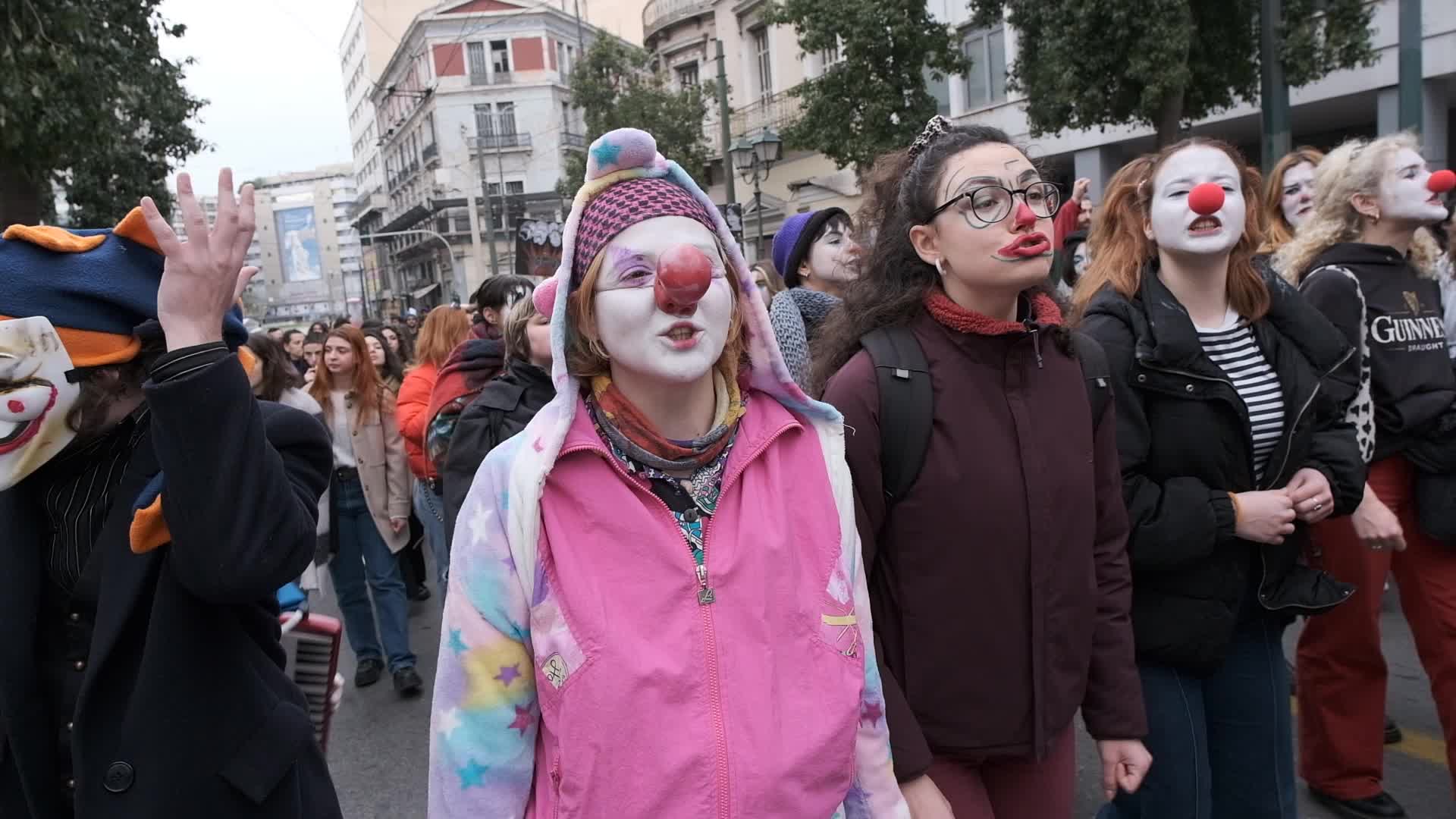Protest By Actors And Artists In Athens