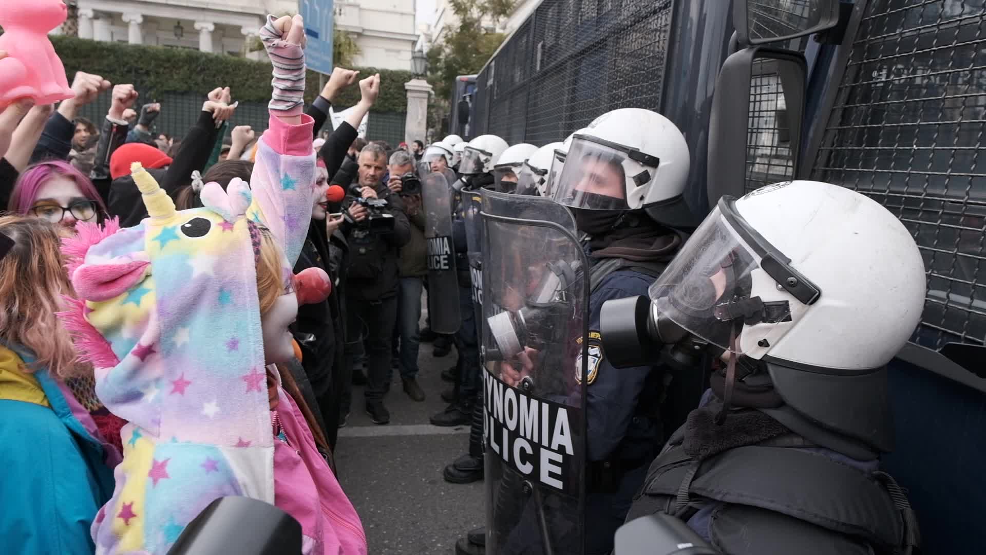 Protest By Actors And Artists In Athens