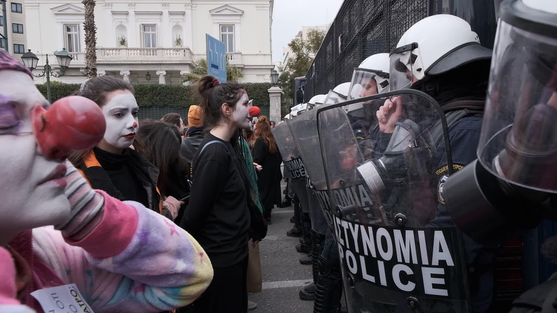 Protest By Actors And Artists In Athens