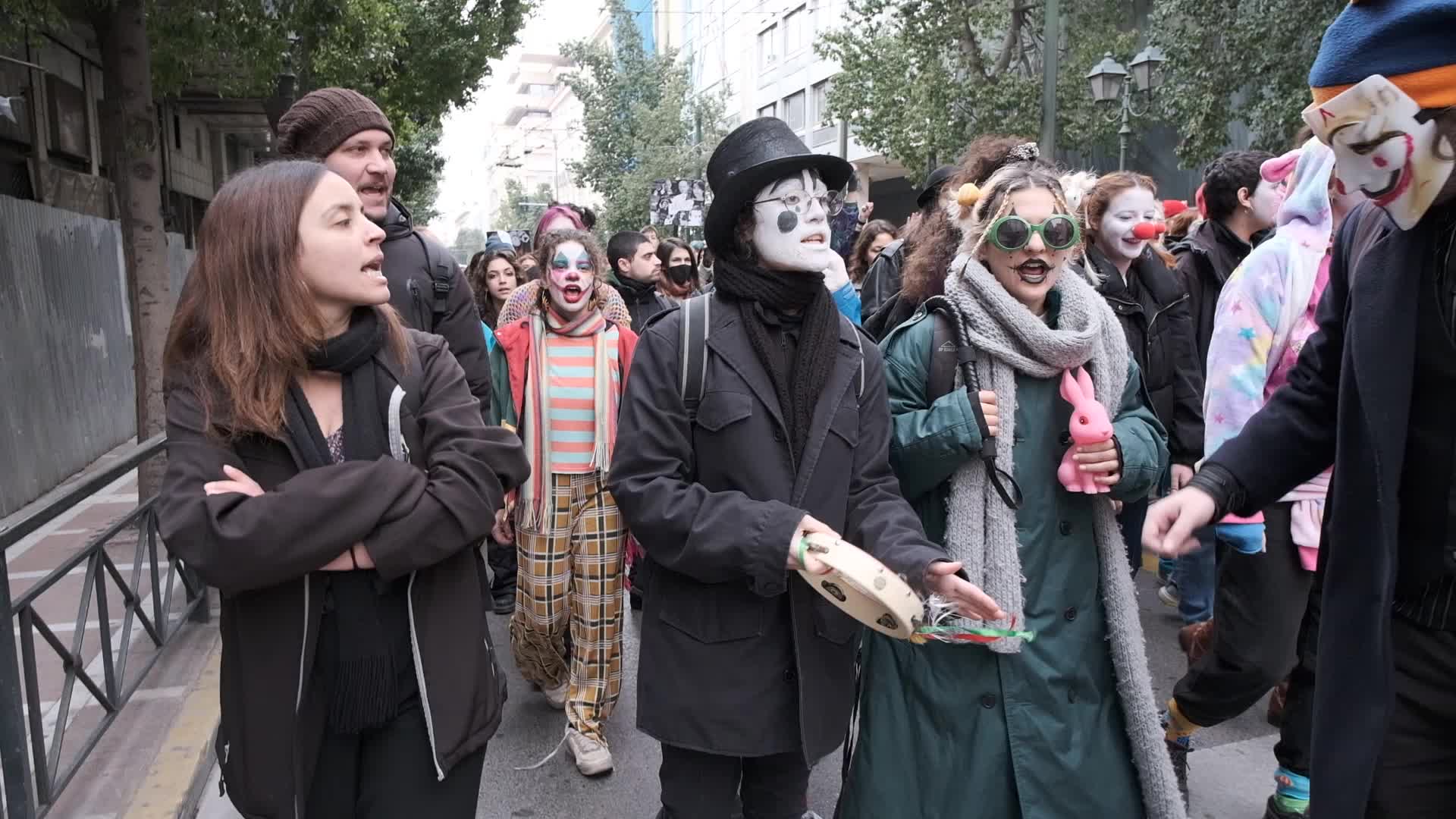 Protest By Actors And Artists In Athens