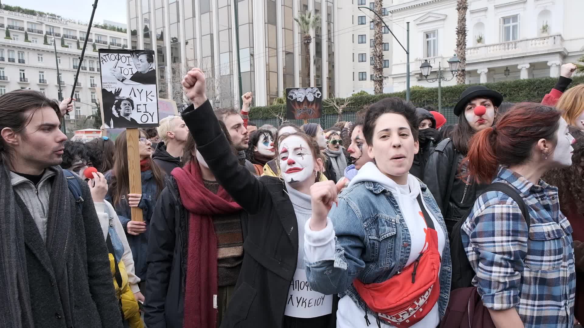 Protest By Actors And Artists In Athens