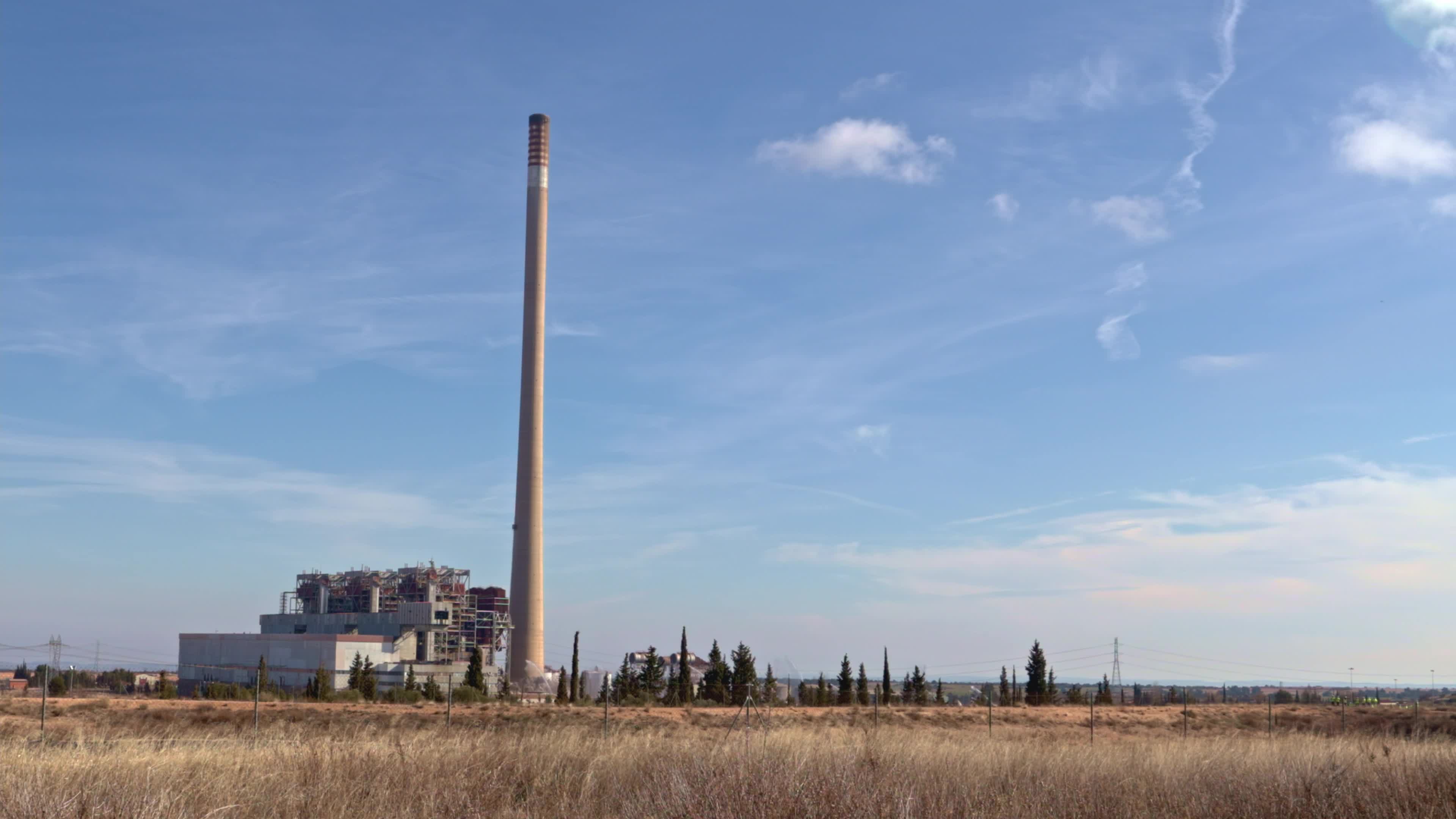 Thermal Power Plant demolished in Spain